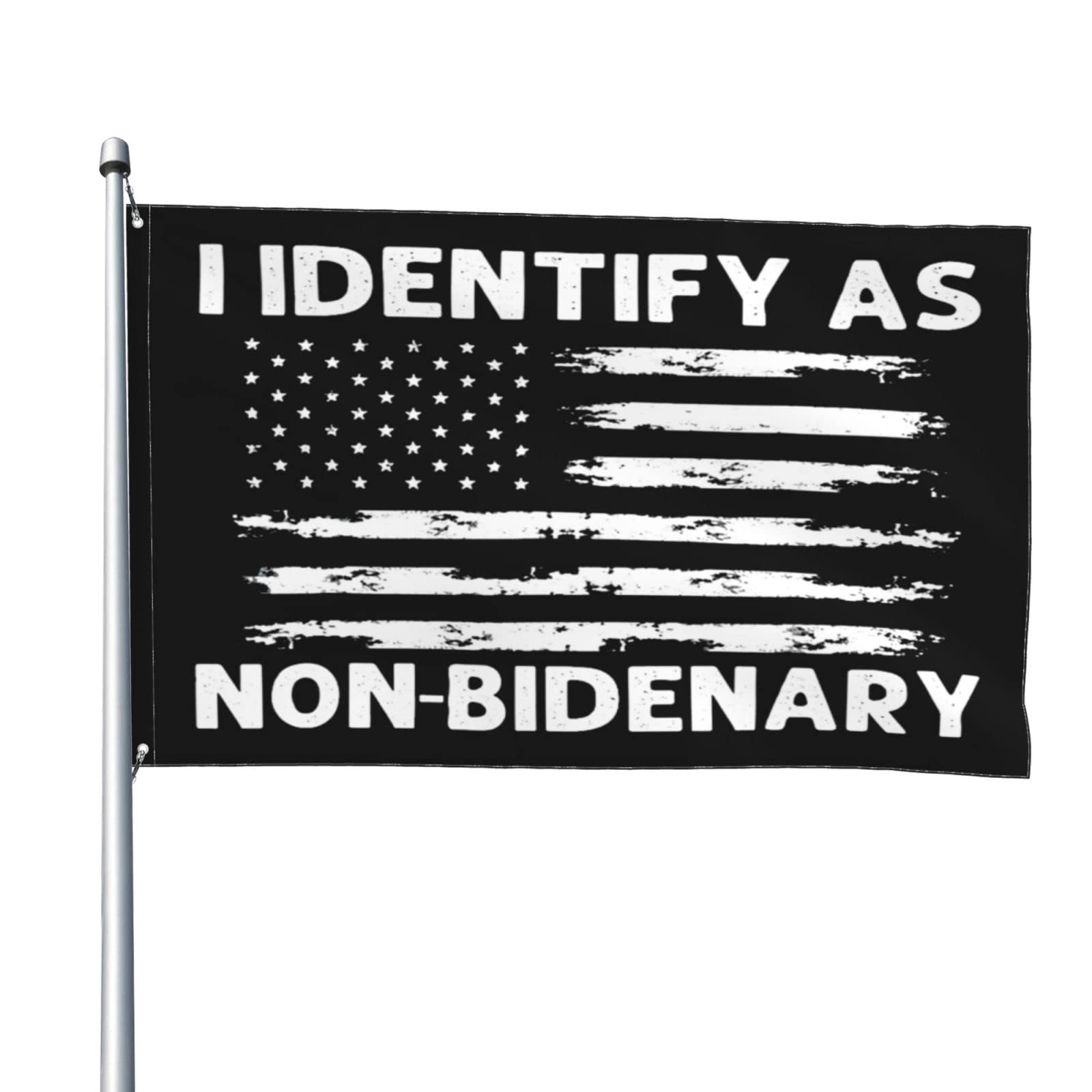 Non-Binary Pride Flag - 4x6 Ft Outdoor Garden Banner for Yard, Patio & Lawn Decor | LGBTQ+ Party & Pride Event Decoration | Durable House Flag for All-Weather Use