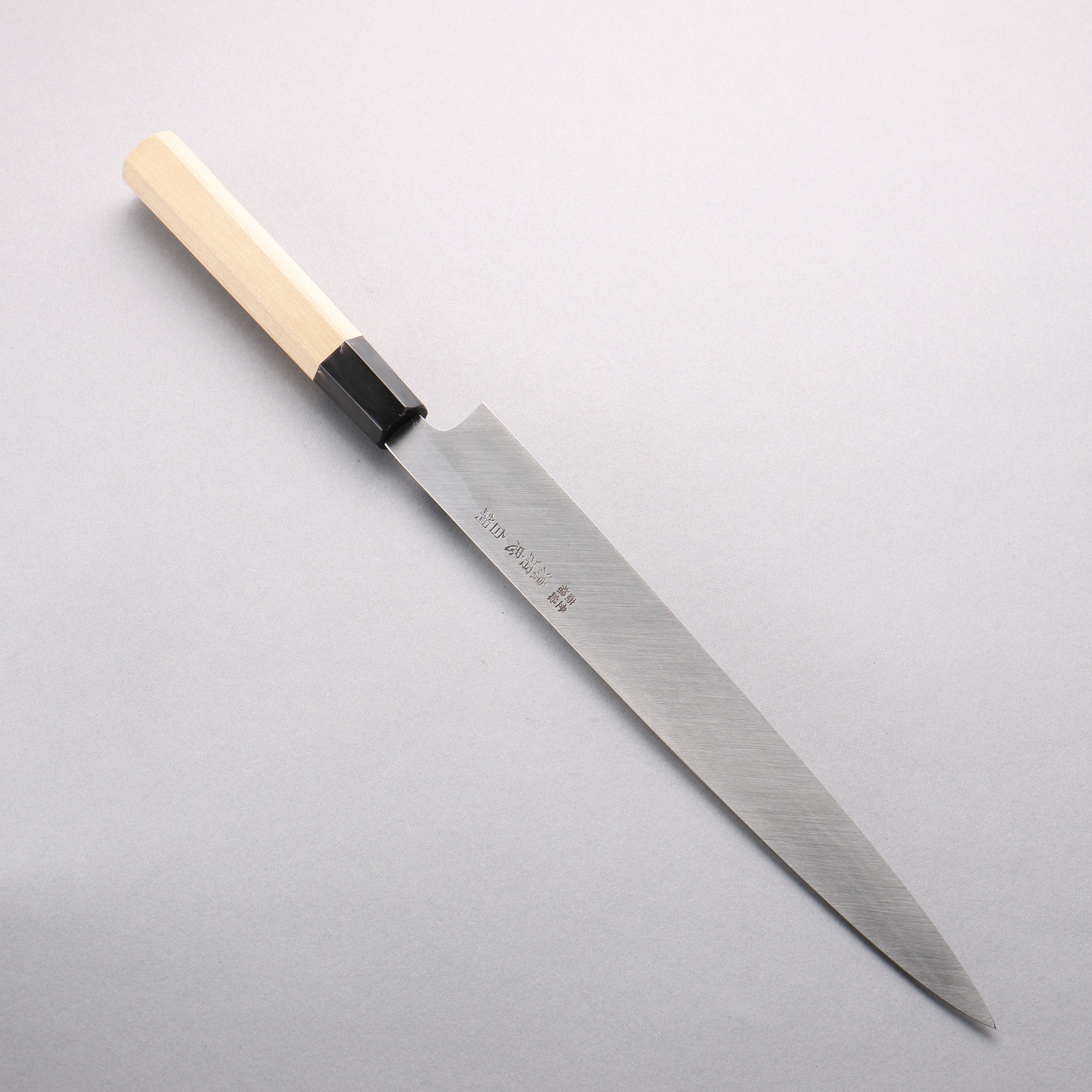 Premium White Steel No.2 Yanagiba Sushi Knife 270mm - Magnolia Wood Handle with Water Buffalo Horn Ferrule - Professional Japanese Sashimi & Sushi Chef Knife for Precision Cutting & Food Presentation