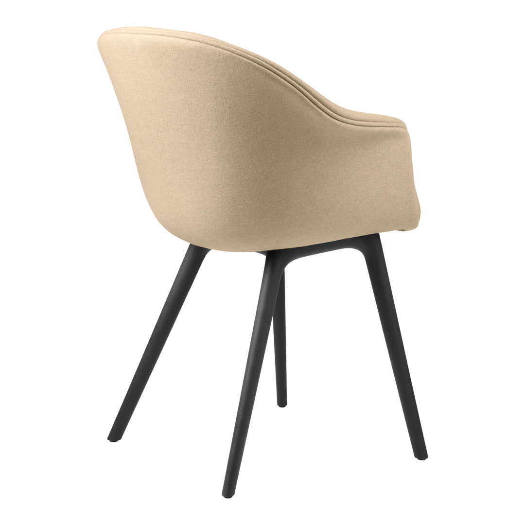 Bat Dining Chair - Fully Upholstered Modern Kitchen Chair with Sturdy Plastic Base - Perfect for Dining Room, Kitchen, and Restaurant Use