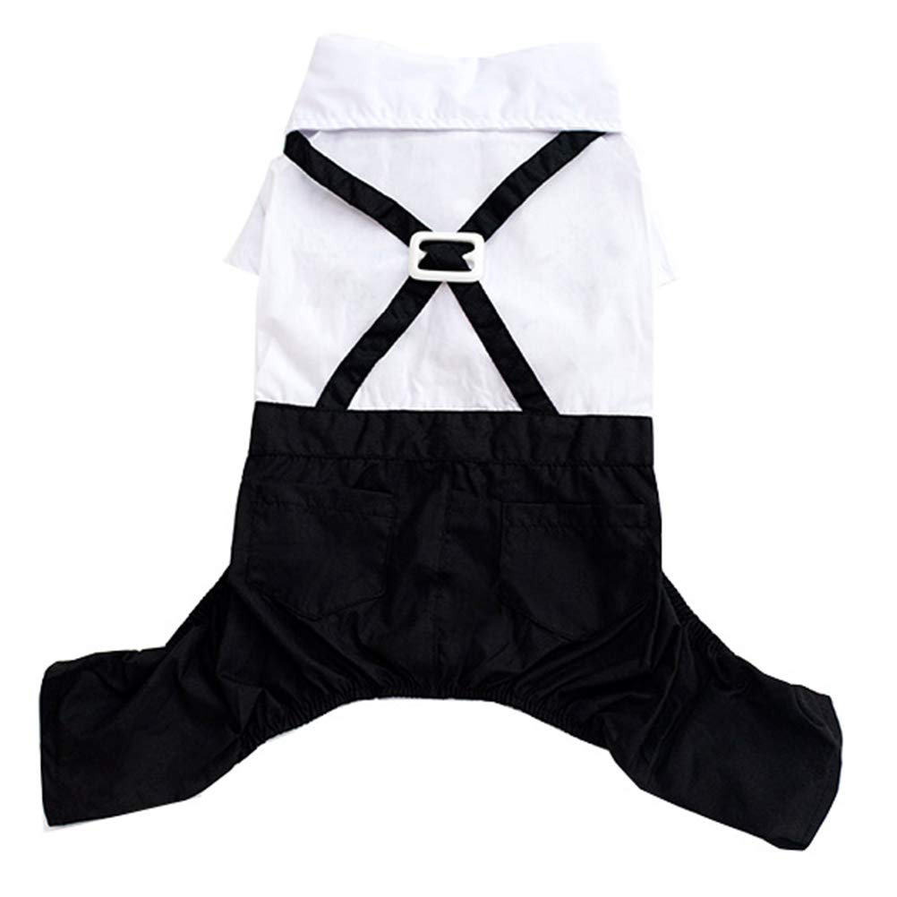 Dog Formal Wear Bow Tie Outfit - Stylish Pet Costume for Parties & Events