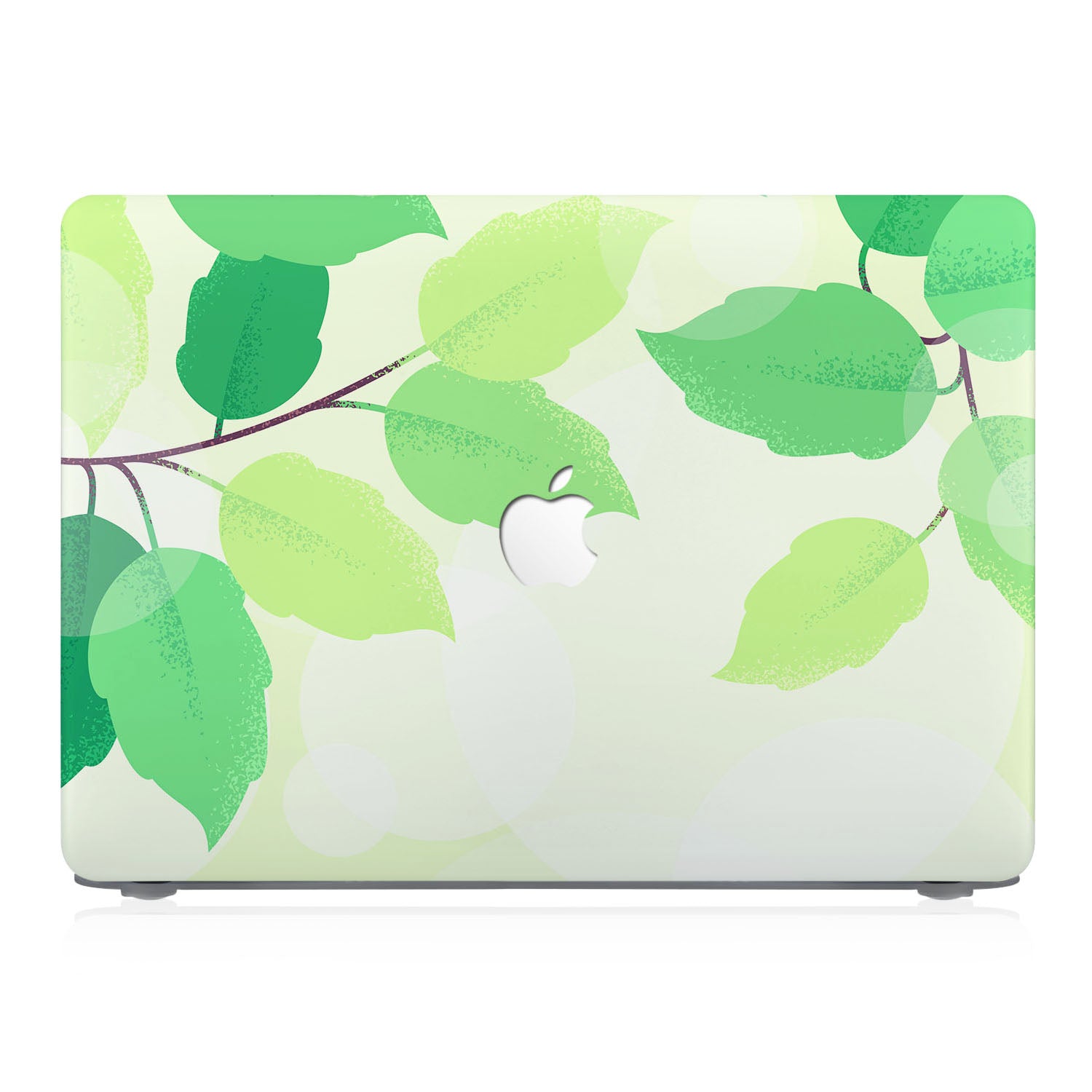 Premium MacBook Pro/Air Protective Case with Leaves Design - Durable Slim Hard Shell Cover for 13/14/15/16 Inch Laptops - Perfect for Work, Travel & School Use