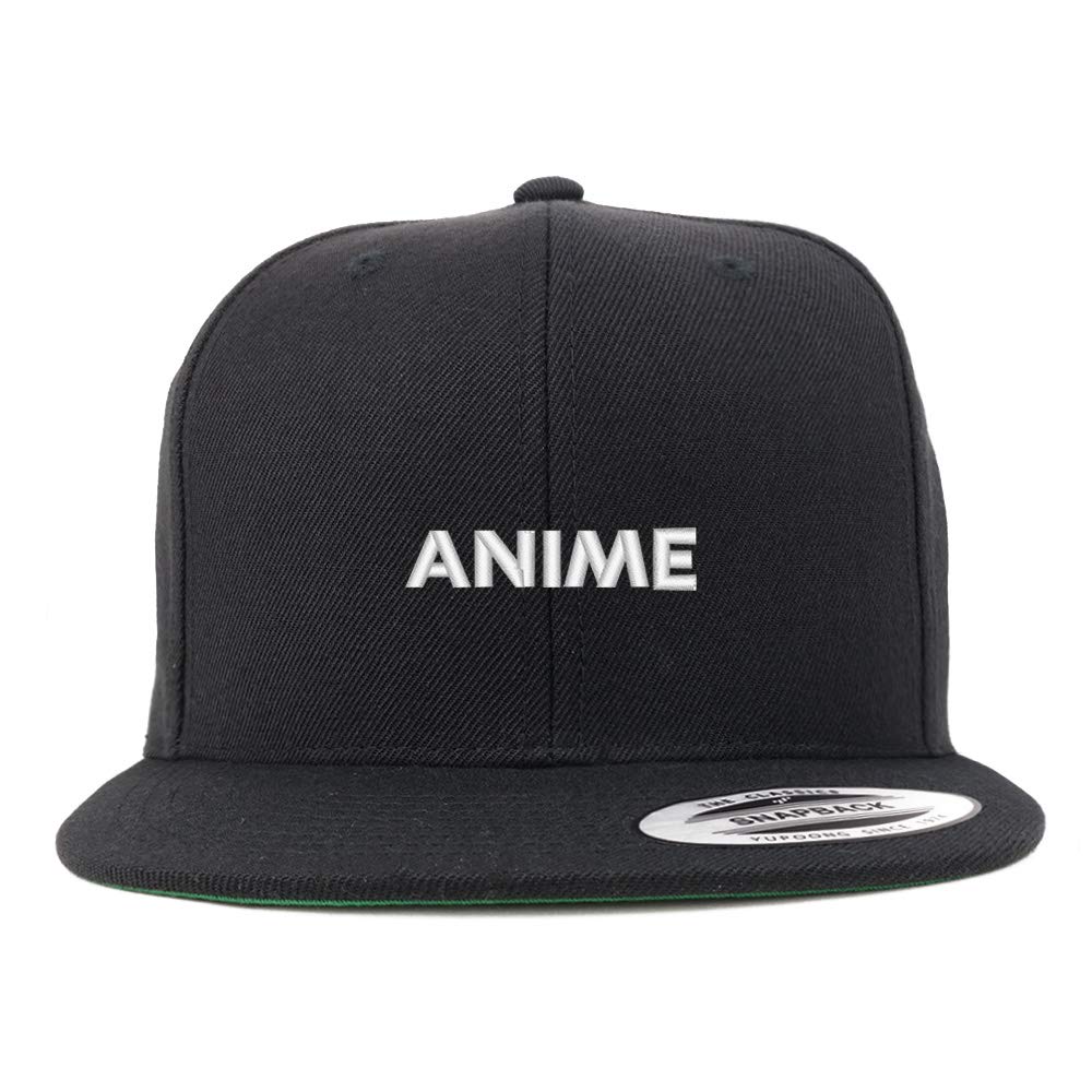 Trendy Anime Adjustable Snapback Cap - Flatbill Structured Hat for Men & Women - Perfect for Cosplay, Streetwear & Casual Outfits