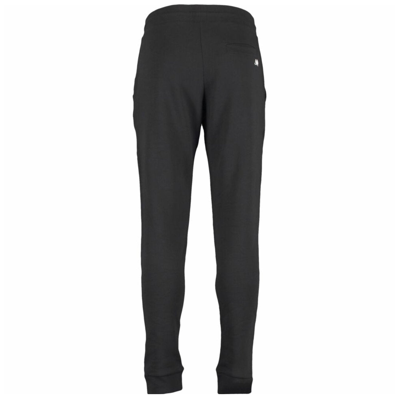 Aquascutum Black Cuffed Sweatpants for Men - Comfortable Joggers with Elastic Waistband & Side Pockets - Perfect for Gym, Lounge & Casual Wear