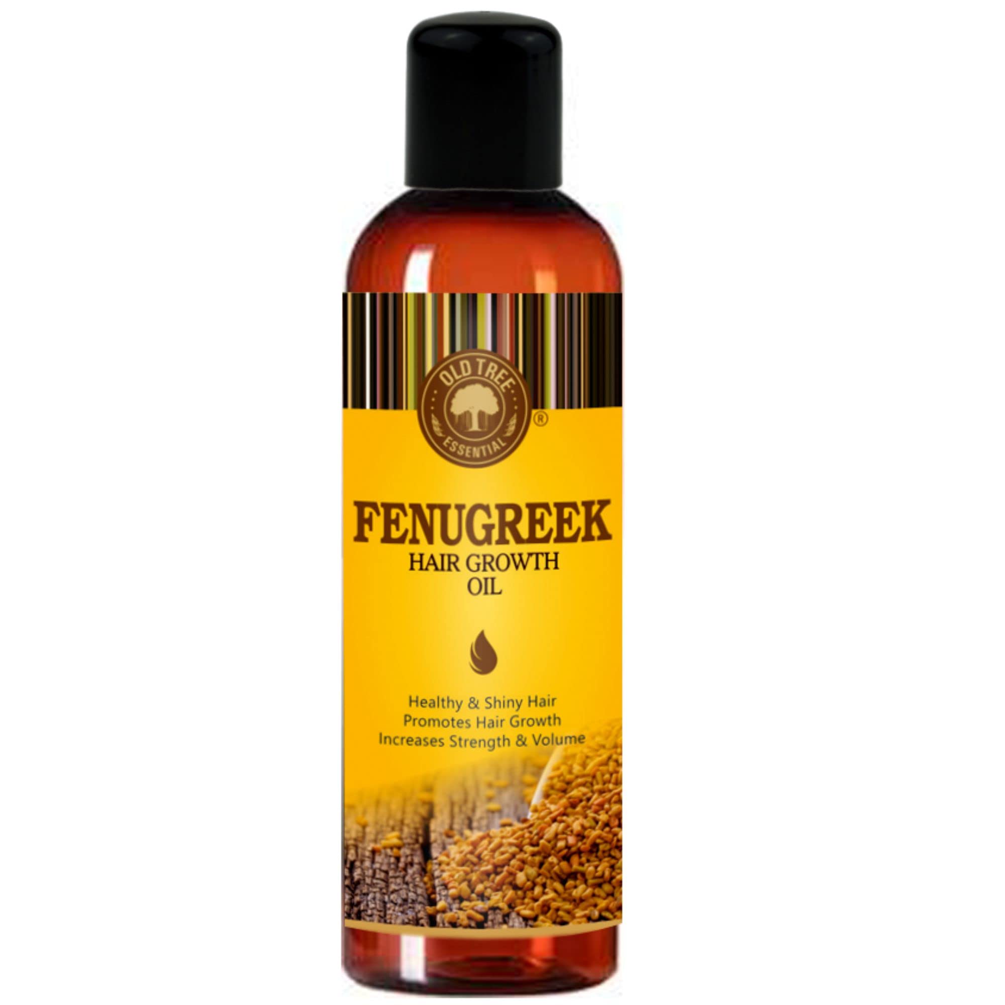 100% Pure Fenugreek Oil for Hair Growth & Skin Care (3.4oz) - Anti-Dandruff & Hair Fall Control Treatment for Men & Women - Natural Carrier Oil for Moisturizing Dry Scalp & Face - Perfect for DIY Hair Masks & Aromatherapy