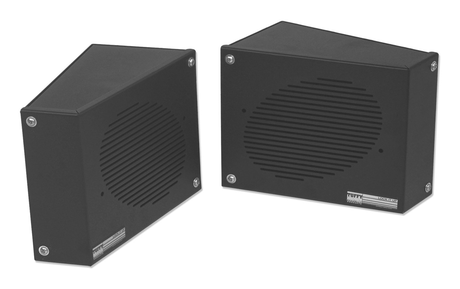 Tuffy Speaker Security Box Set - Heavy Duty Lockable Enclosure for Outdoor & Marine Speakers - Perfect for Boats, RVs, and Patio Sound Systems