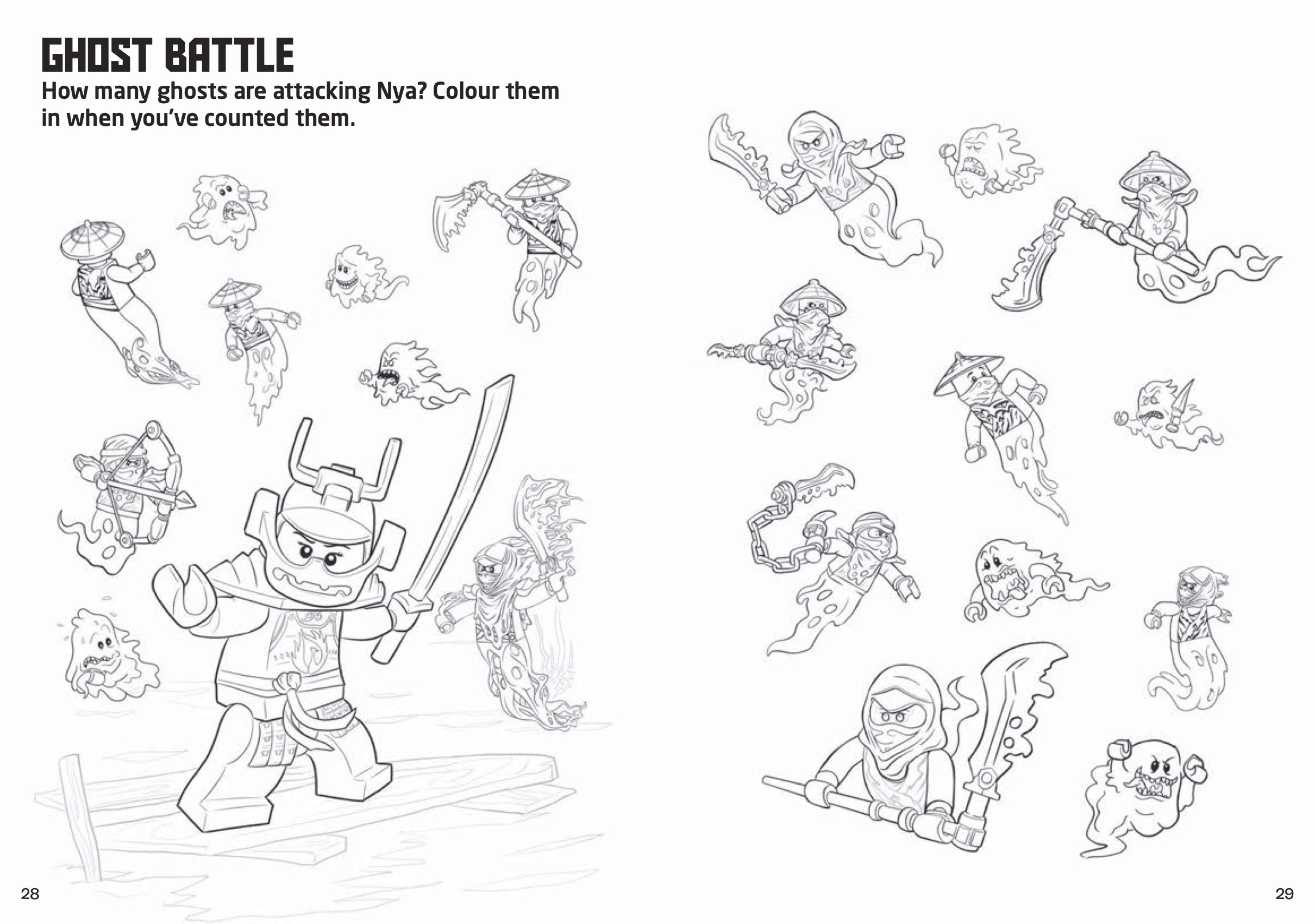 LEGO® NINJAGO® Coloring Book - Creative Fun for Kids | Perfect for Travel, Birthday Gifts & Rainy Day Activities