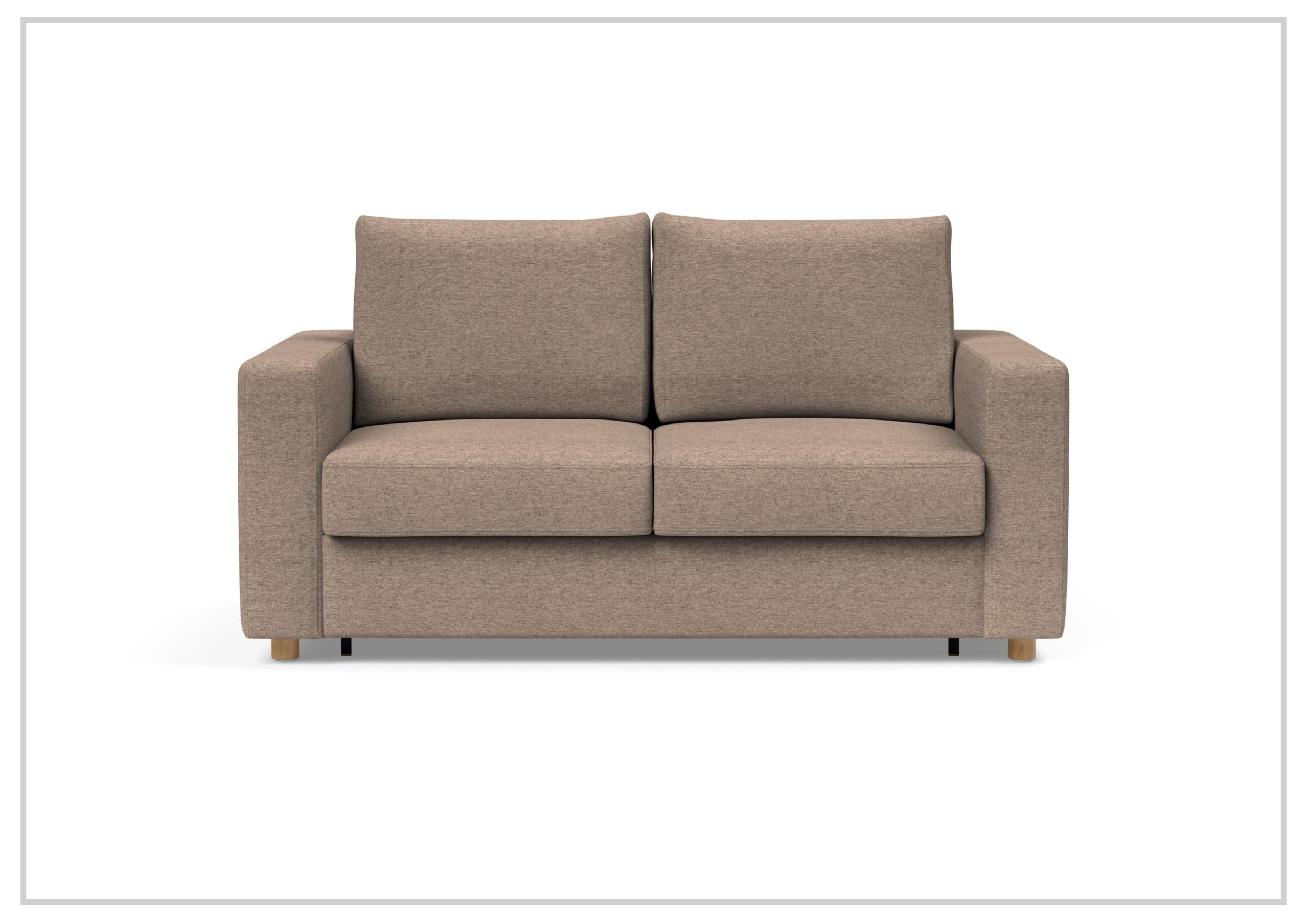Innovation Living Neah Fabric 2-Seater Full-Size Sleeper Sofa Bed - Convertible Couch for Small Spaces, Guest Room & Apartment Living