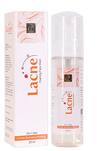 Best Foaming Face Wash for Acne, Blackheads & Whiteheads - 3-in-1 Deep Cleansing Formula (60ml) | Gentle Daily Facial Cleanser for Oily & Sensitive Skin | Perfect for Morning & Night Skincare Routine