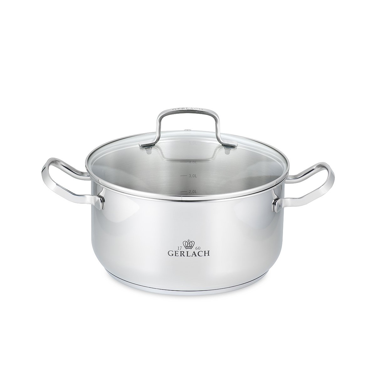 9-Piece Stainless Steel Cookware Set - 24cm Pots & Pans for Professional & Home Cooking - Perfect for Boiling, Frying & Meal Prep