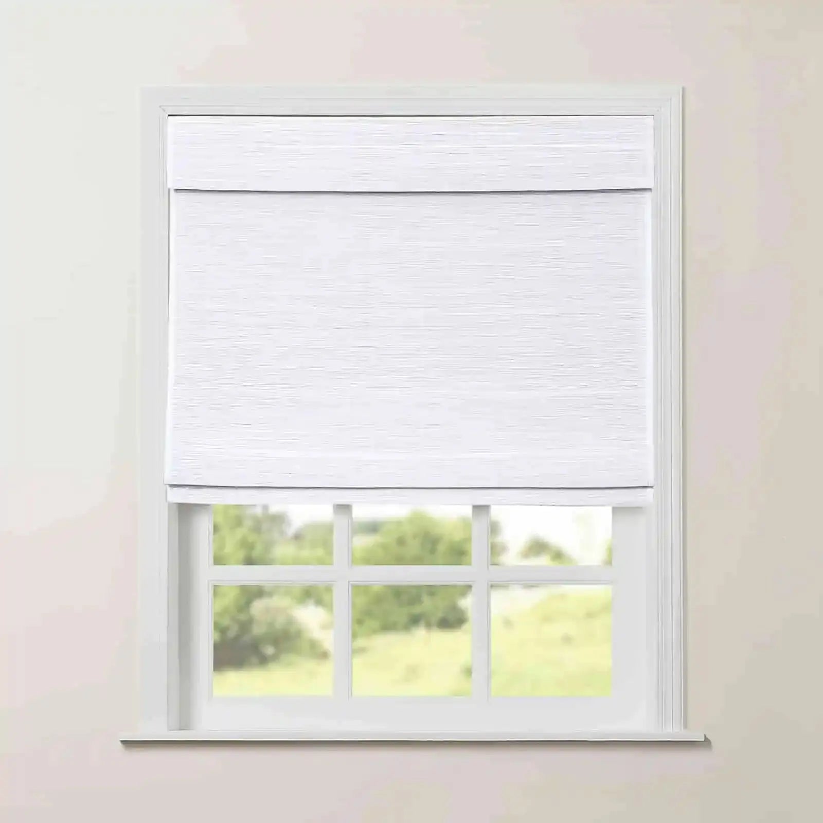 Rae Natural Pure Bamboo Woven Shades Series Z - Eco-Friendly Window Blinds for Home & Office Privacy and Sun Protection