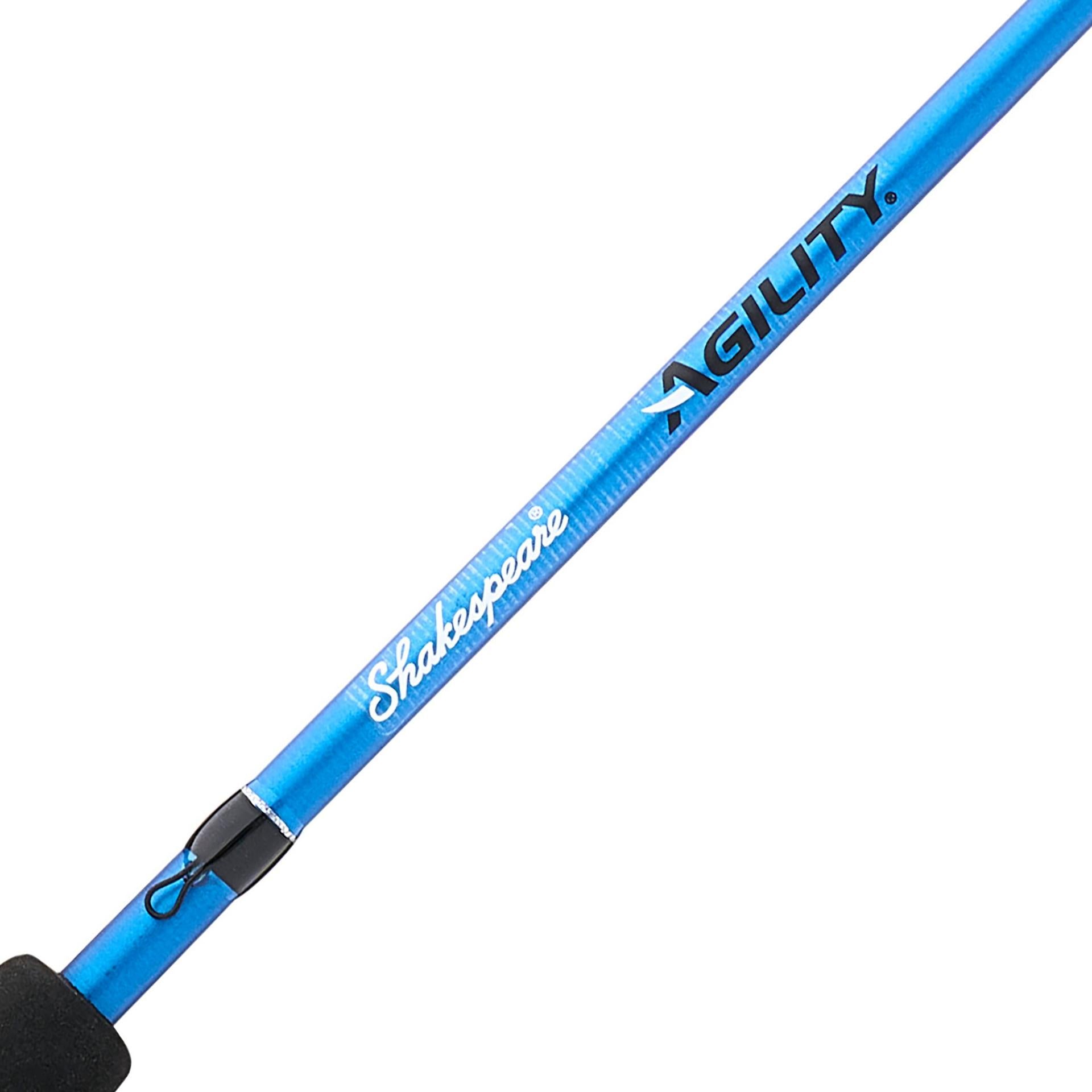 Agility® Baitcast Fishing Rod and Reel Combo - Lightweight Graphite Baitcasting Setup for Bass, Walleye, Pike Fishing | Perfect for Freshwater Lakes, Rivers, and Saltwater Shore Casting