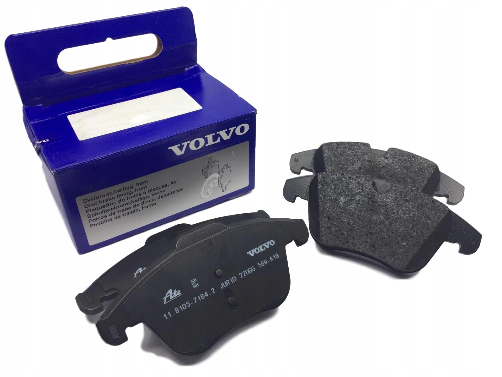 Genuine Volvo Brake Pad Kit - Premium Replacement Brake Pads for Volvo Cars - Perfect for City Driving & Highway Commuting