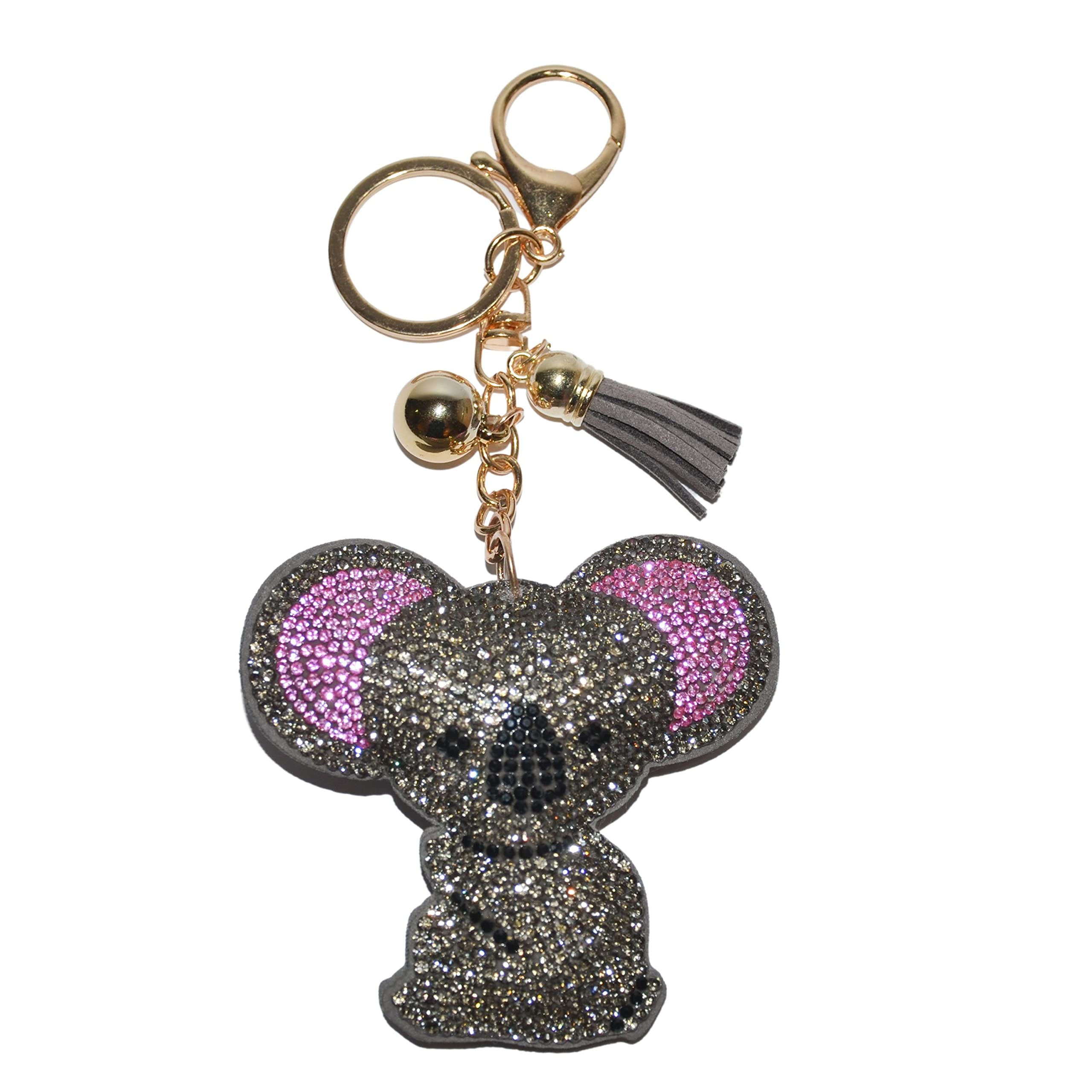 Sparkling Rhinestone Keychain - Elegant Bling Purse Charm & Backpack Accessory | Crystal Key Fob for Handbags, Wallets & Luggage | Perfect Gift for Women & Girls