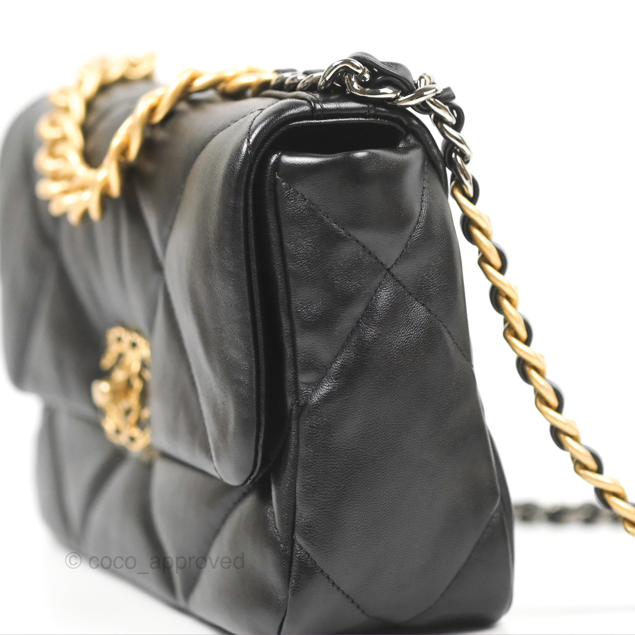 Chanel 19 Small Handbag Black Mixed Hardware - Luxury Designer Crossbody Bag for Women, Perfect for Date Night & Evening Events