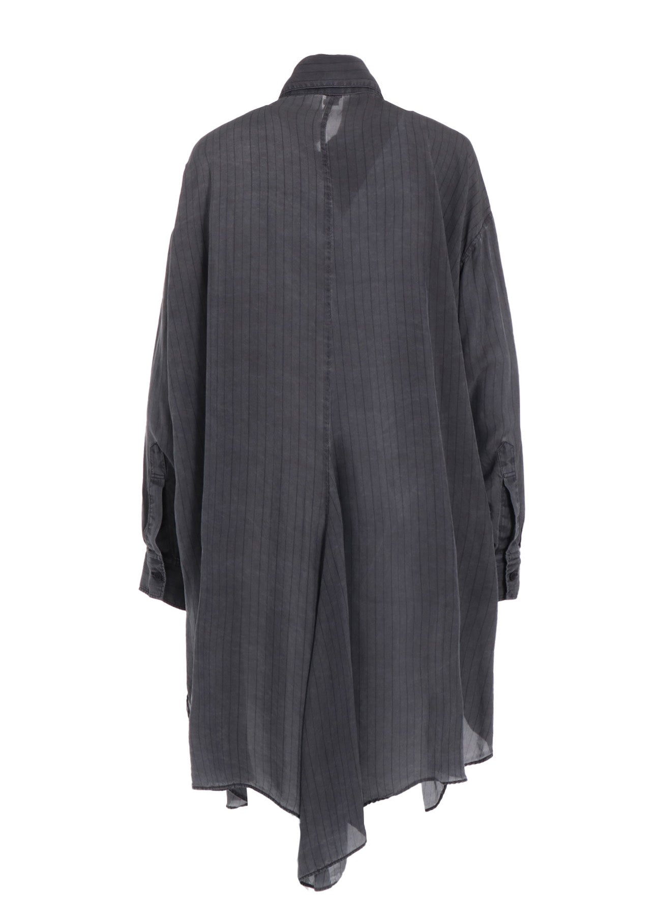 Cupro Stripe Shirt Dress with Tie - Elegant & Comfortable Women's Summer Dress for Casual Wear, Office, and Date Night