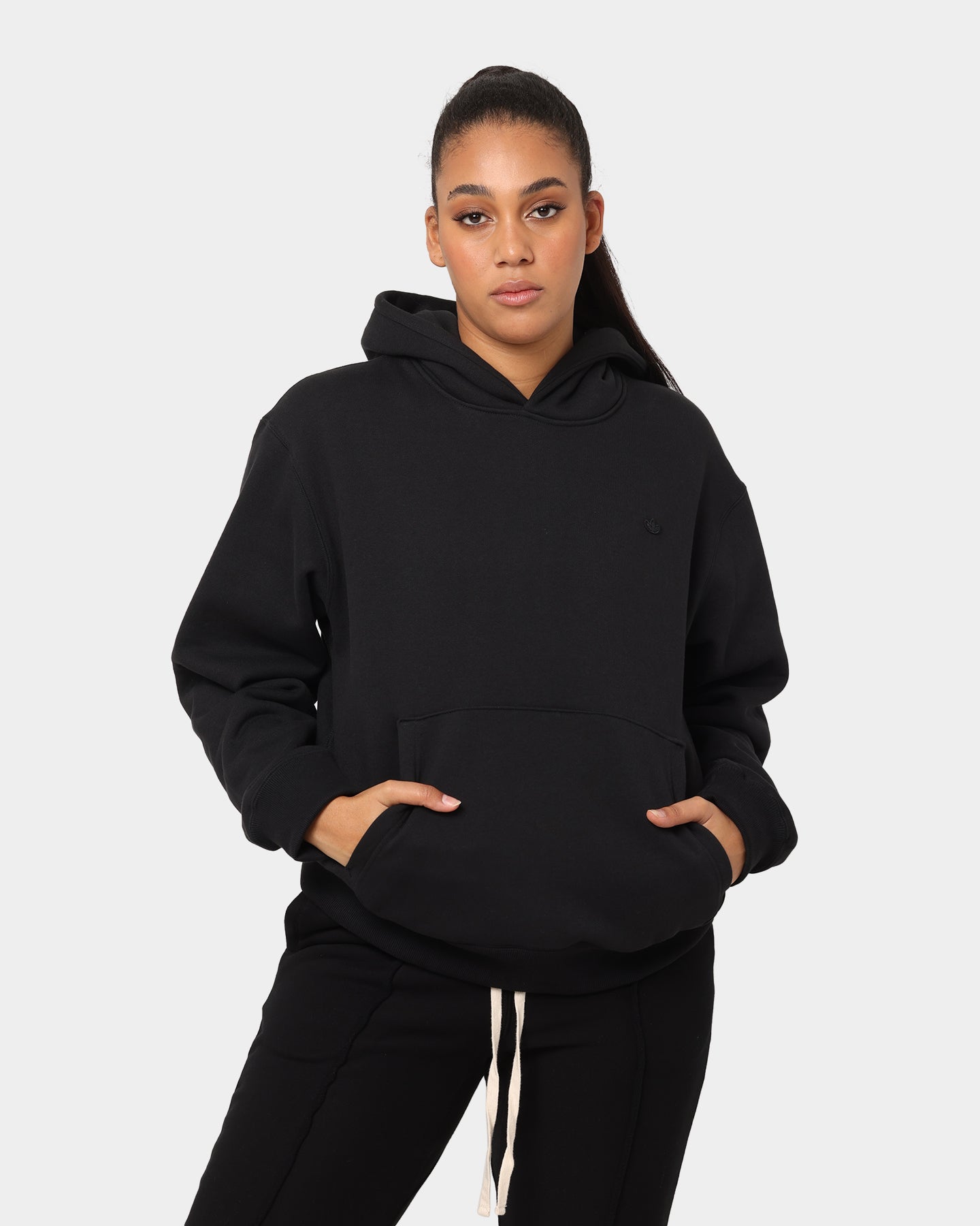 Adidas Adicolor Trefoil Hoodie for Men & Women - Black Pullover Sweatshirt with Classic Logo | Casual Wear, Gym, Street Fashion