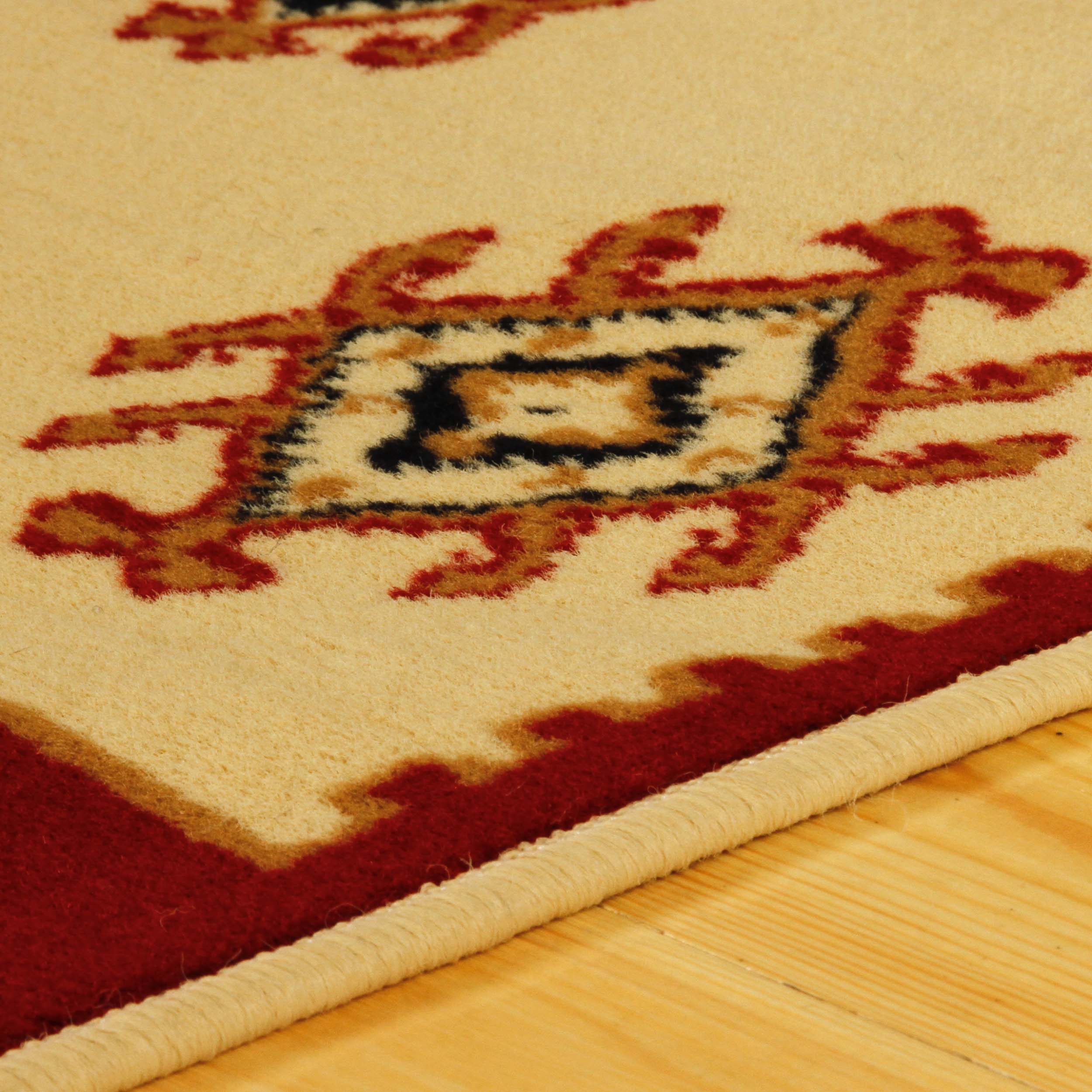 Southwestern Medallion Ultra Soft Indoor Area Rug or Runner - Non-Slip Bohemian Style Carpet for Living Room, Bedroom, Hallway - Perfect for Home Decor & Cozy Spaces