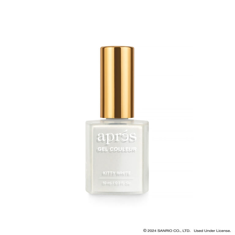 Apres x Hello Kitty Cat Eye Gel - HK104 Kitty White | Long-Lasting Nail Polish for Gel Manicures | Perfect for Parties, Holidays & Special Occasions