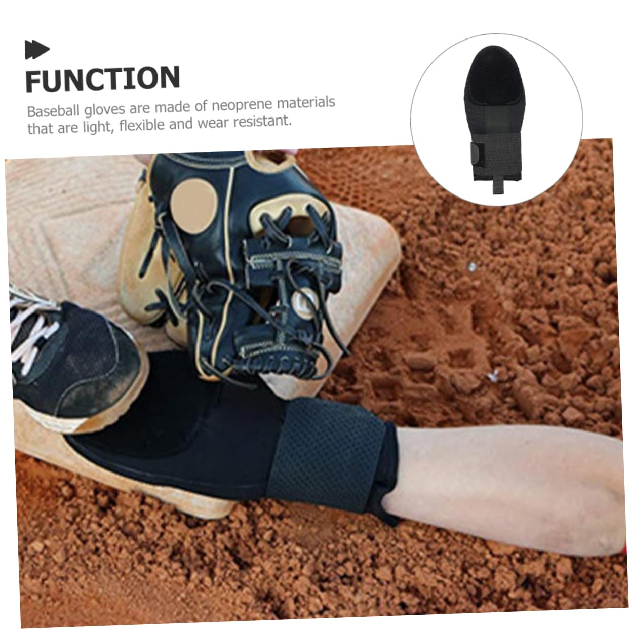 BESPORTBLE Youth Baseball Sliding Glove - High-Quality Baseball Mitt for Safe Sliding, Training & Games - Perfect for Baseball Practice, Games & Fielding Drills