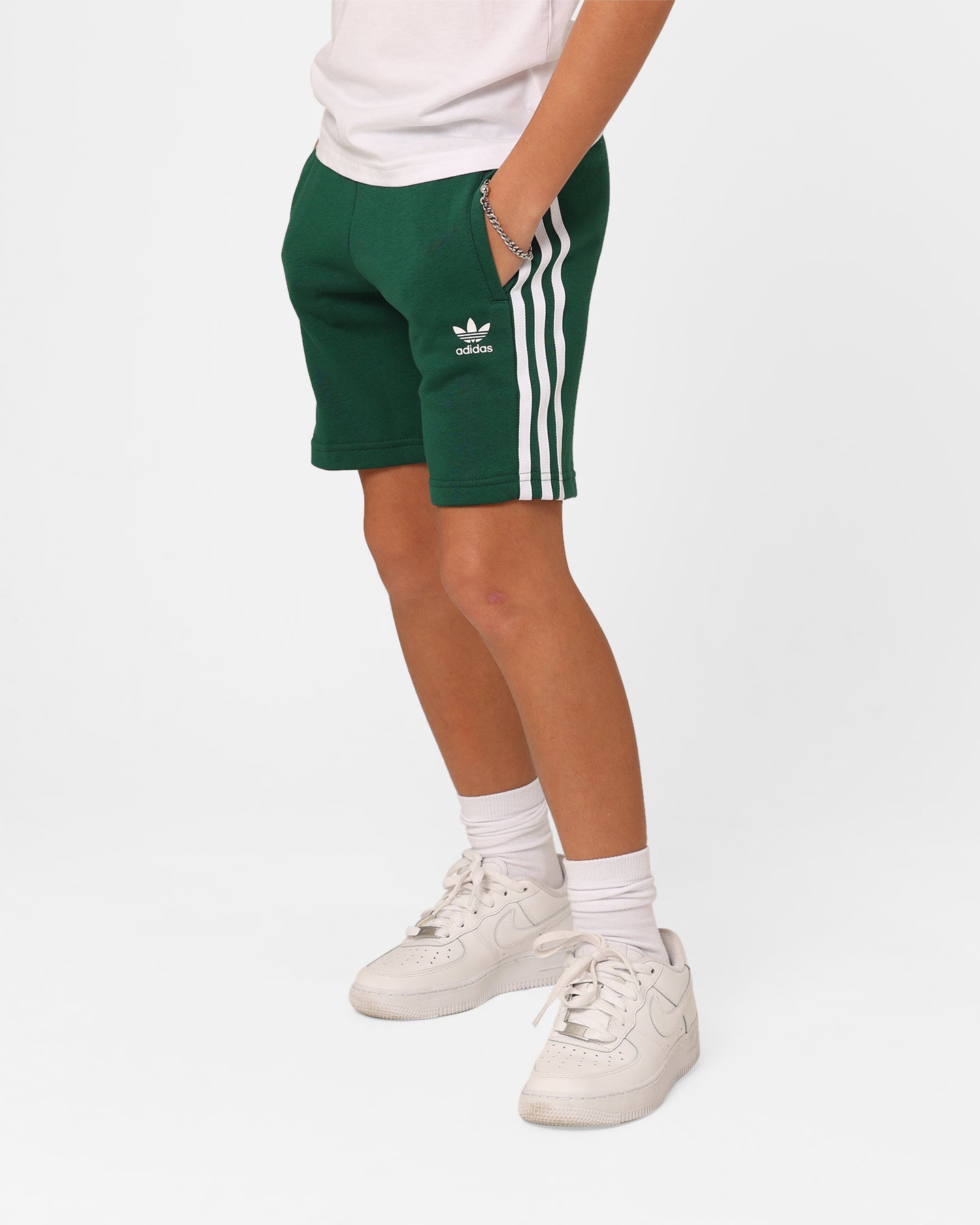 Adidas Kids' Short Sleeve T-Shirt Set - Dark Green | Comfortable Cotton Athletic Outfit for Boys & Girls | Perfect for Sports, School & Playtime