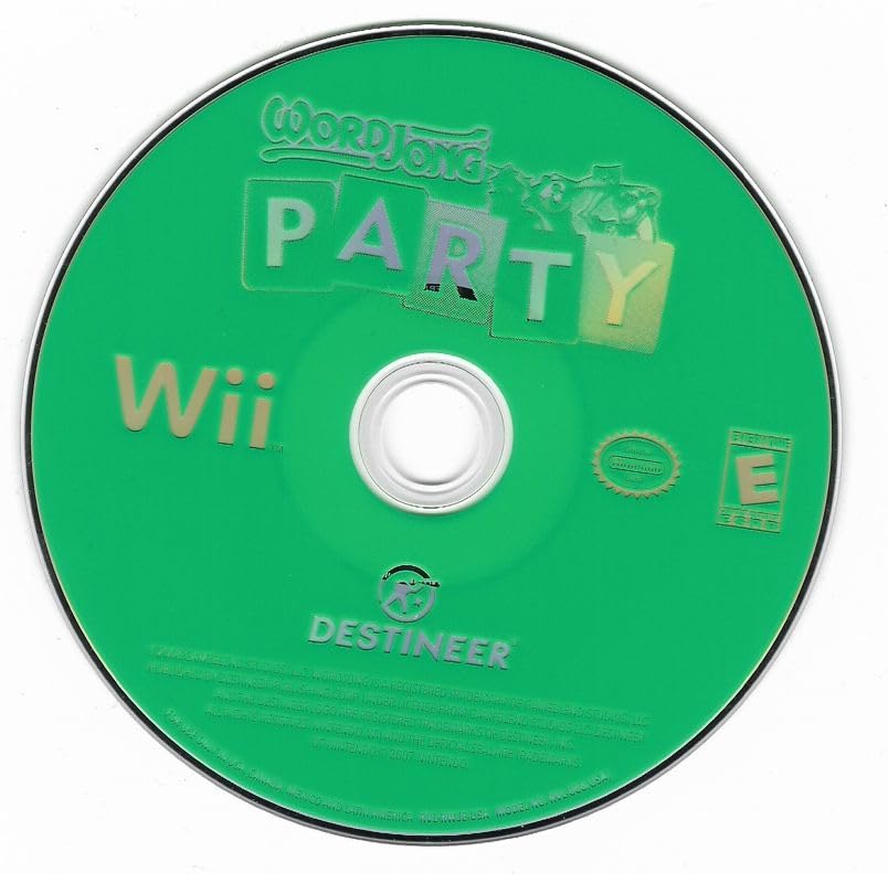 Word Jong Party - Fun Mahjong Puzzle Game for Nintendo Wii - Perfect for Family Game Nights & Party Entertainment