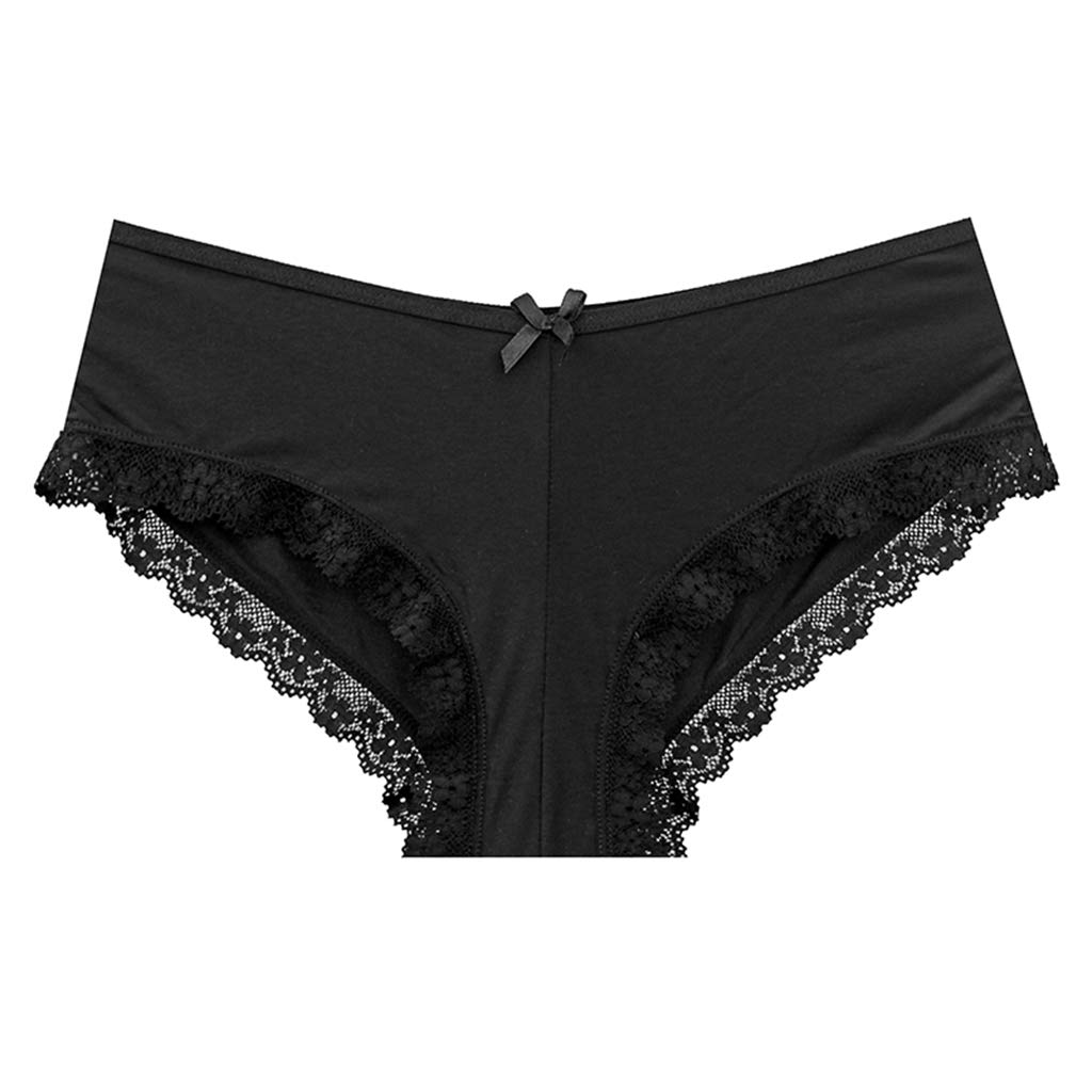 Seamless Women's Underwear - Invisible Lace Bikini Briefs with Half Back Coverage for Comfort & Support | Perfect for Everyday Wear, Yoga, and Sleep