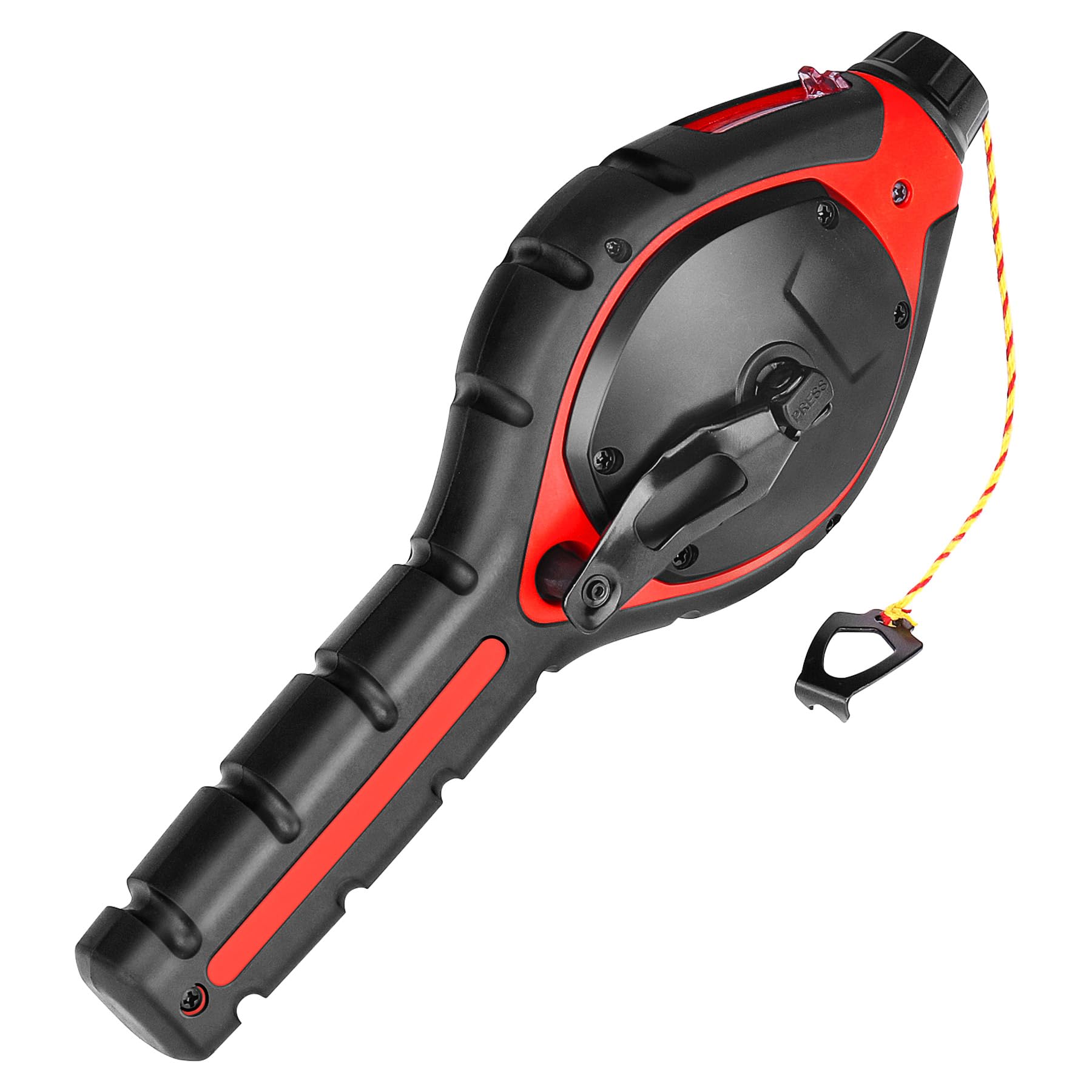 HAUTMEC Pro Chalk Line Reel - 30m/100ft Heavy Duty Chalk Box with 6:1 Gear Ratio & Quick Release Handle - Perfect for Construction Layout, Carpentry, Masonry and DIY Projects
