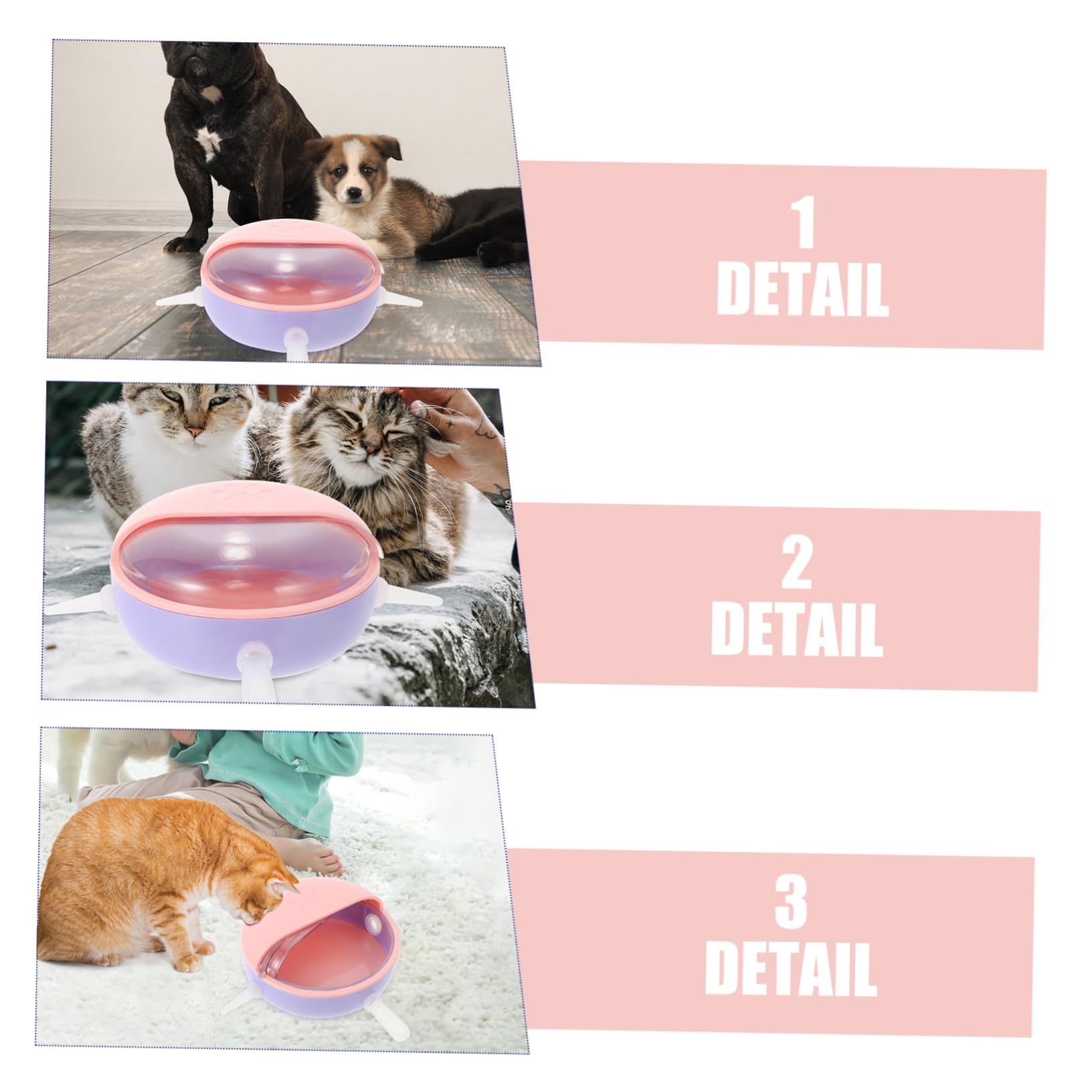 Balacoo Silicone Pacifier Puppy Feeder - Soft Kitten & Dog Nipple Milk Bowl for Small Animals - Bubble Pup Cat Pacifier for Nursing Dogs, Cats, Puppies & Kittens - Perfect for Newborn Pet Care & Weaning Transition