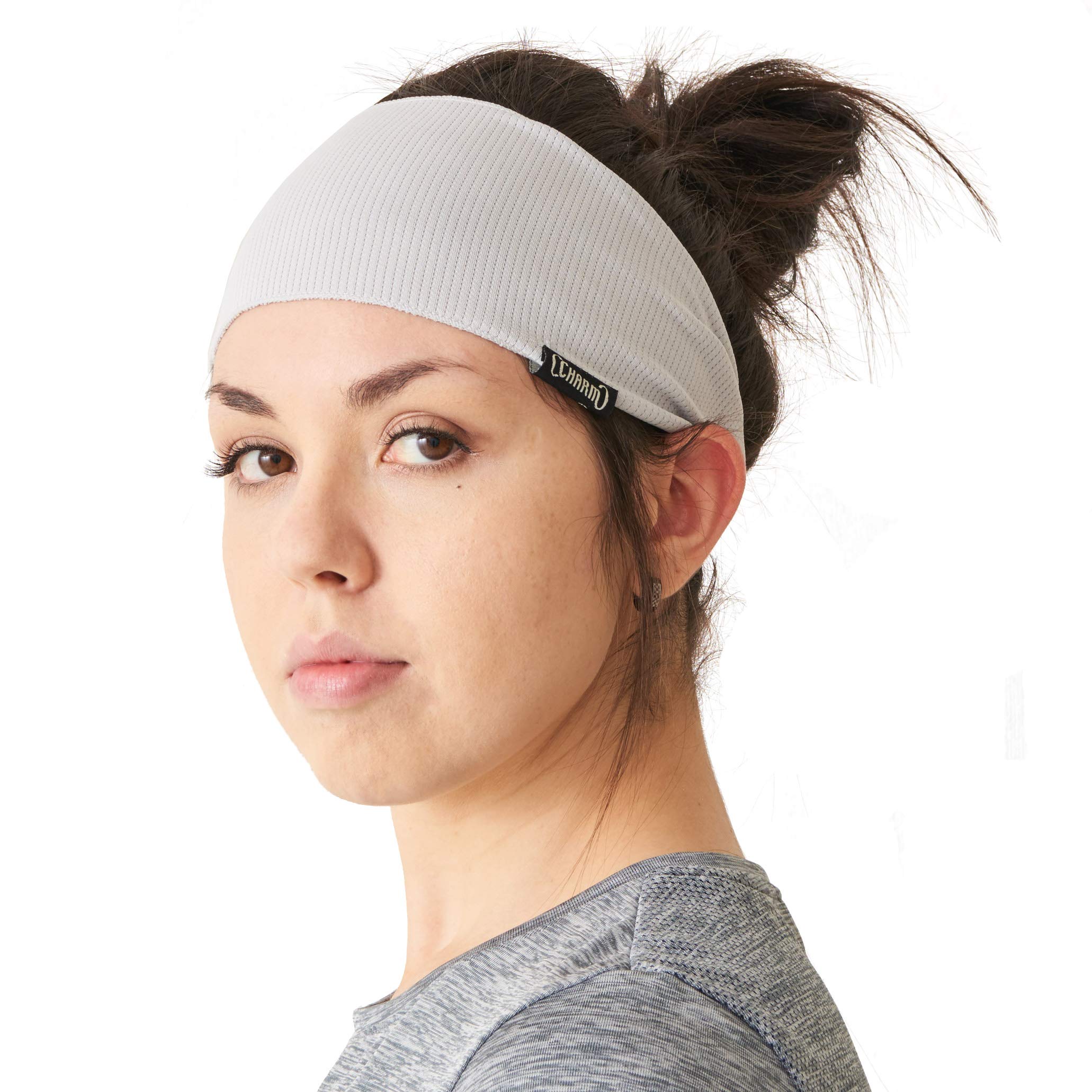 Breathable Moisture-Wicking Sports Headbands for Men & Women - Lightweight Yoga, CrossFit & Running Head Wraps - Thin Elastic Workout Sweatbands for Gym, Fitness & Outdoor Activities