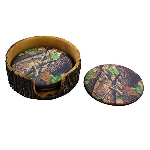 Green Camo Coaster Set