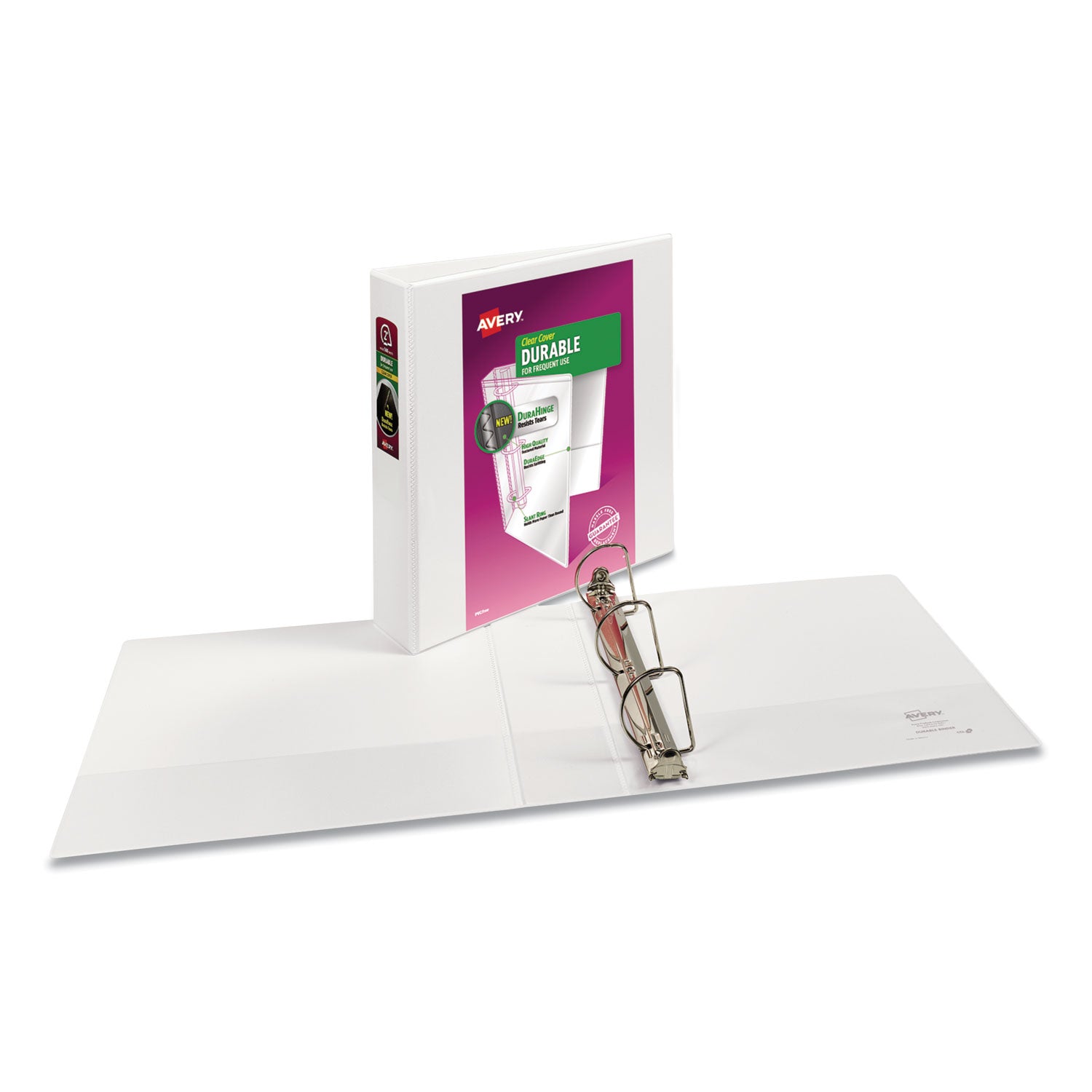 Avery® Durable 3-Ring Binder with DuraHinge™ Technology, 2