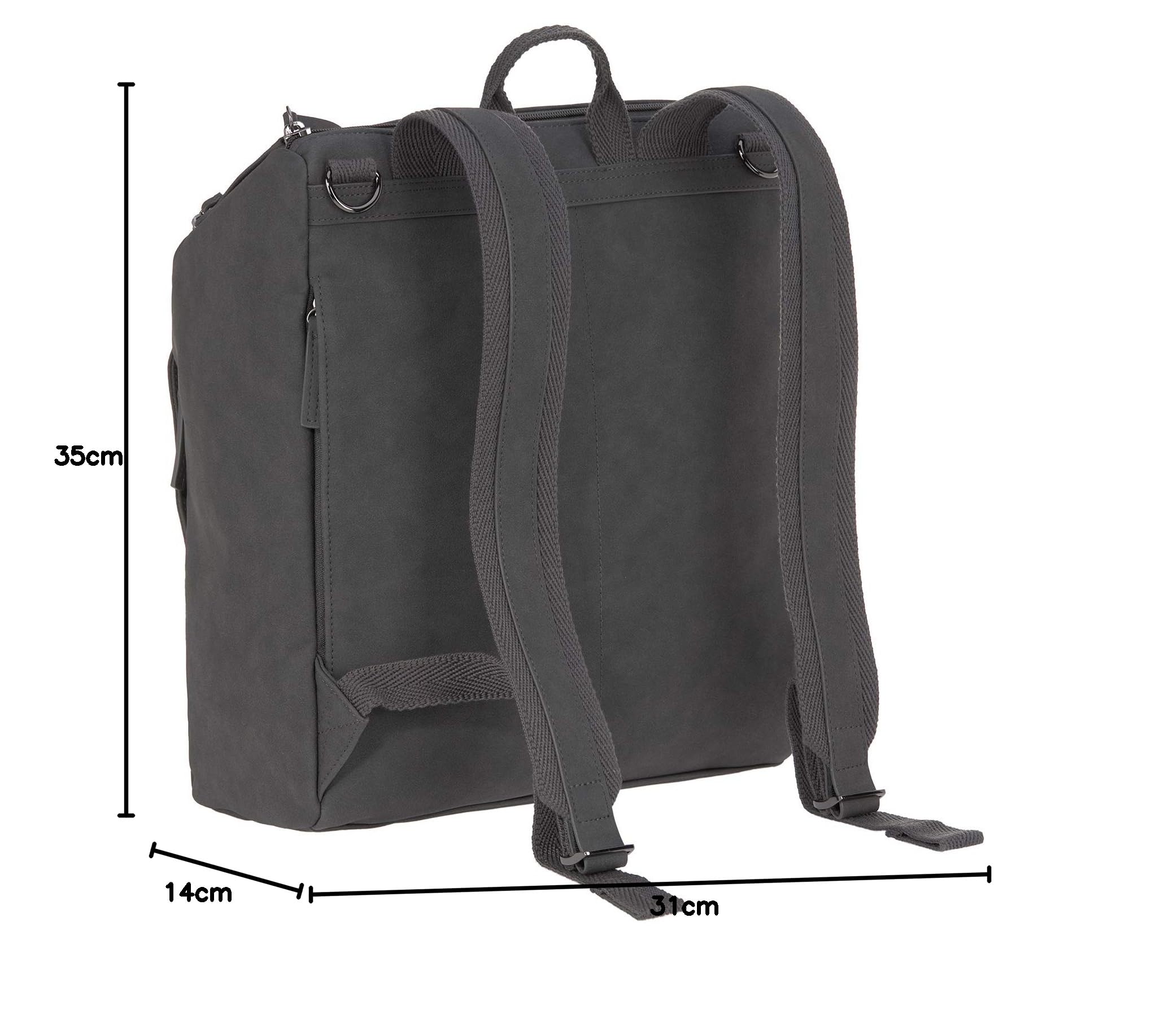 Lassig Tender Backpack Diaper Bag - Stylish & Spacious Baby Essentials Organizer for Parents - Perfect for Travel, Daycare & On-the-Go Moms