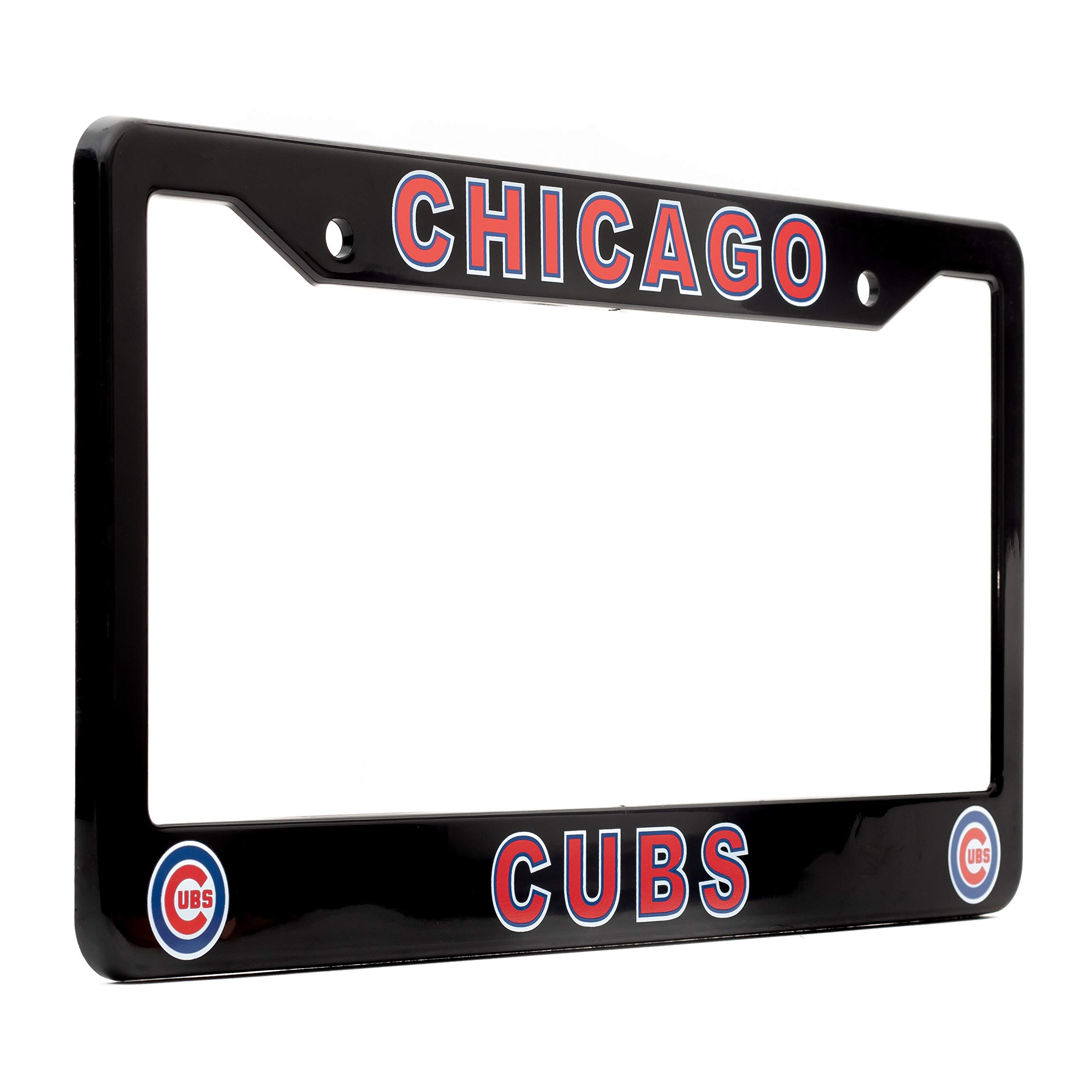 Chicago Cubs License Plate Frame - Black 12.25