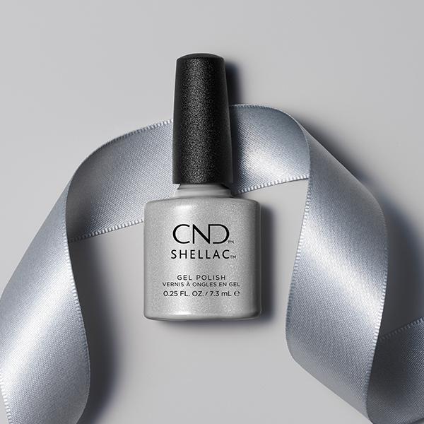CND Shellac Gel Polish - Steel Kisses 7.3ml Long Lasting Nail Lacquer for Professional Salon & Home Manicure - Perfect for Weddings, Parties & Special Occasions