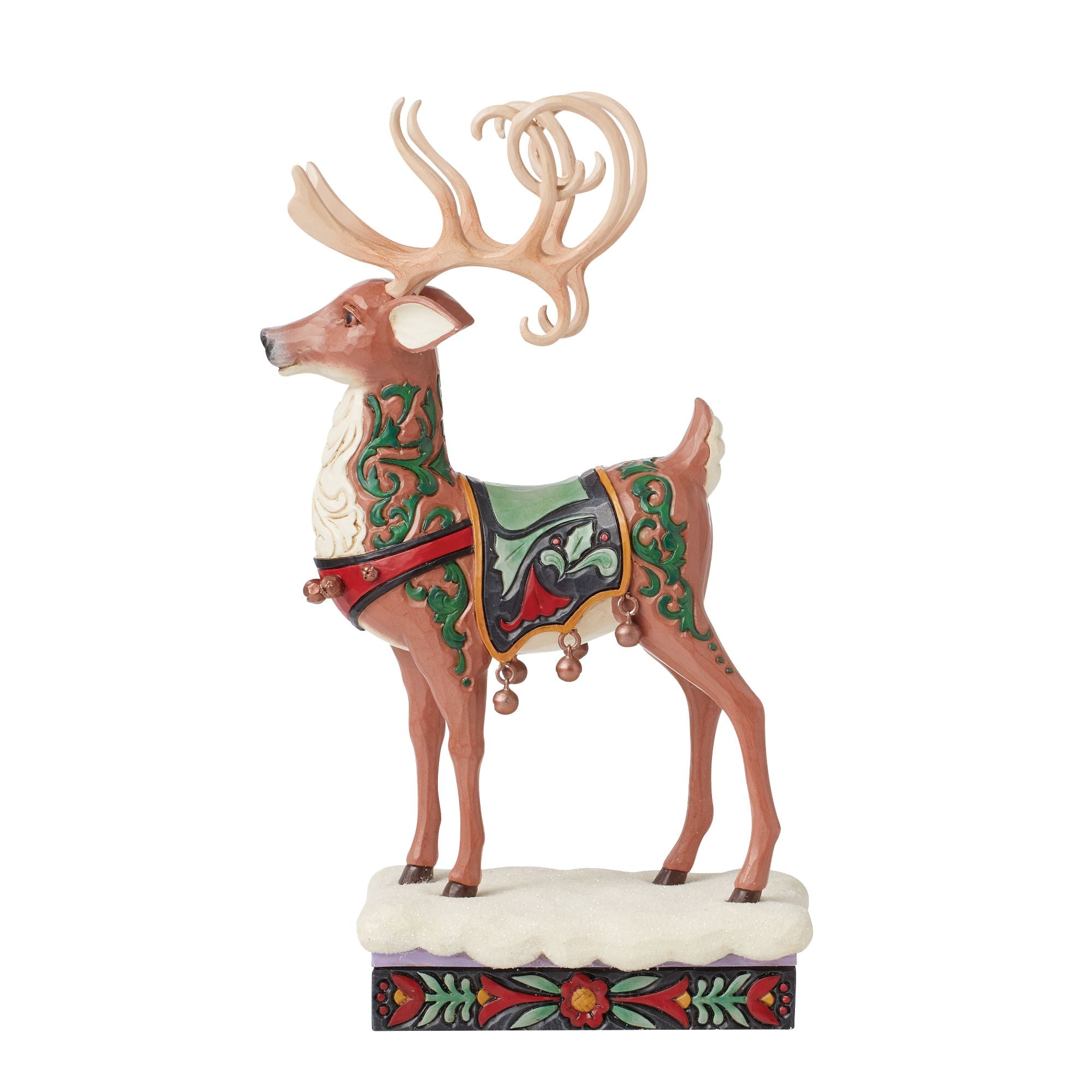 Holiday Manor Reindeer Figurine - Christmas Decorations for Home, Tabletop, and Holiday Display - Perfect for Festive Season, Winter Decor, and Gift Giving