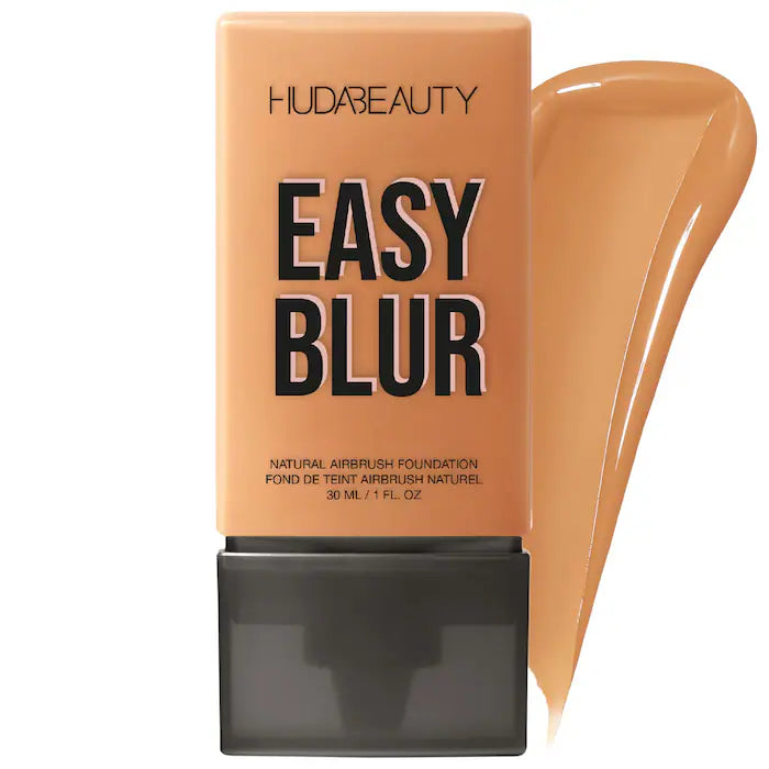 HUDA BEAUTY Easy Blur™ Natural Airbrush Foundation with Niacinamide - Lightweight, Buildable Coverage for Flawless Skin | Perfect for Everyday Wear & Special Occasions