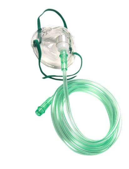 Pediatric Oxygen Therapy Mask with Tubing - Soft & Comfortable for Kids - Perfect for Asthma, Croup & Respiratory Support at Home or Hospital