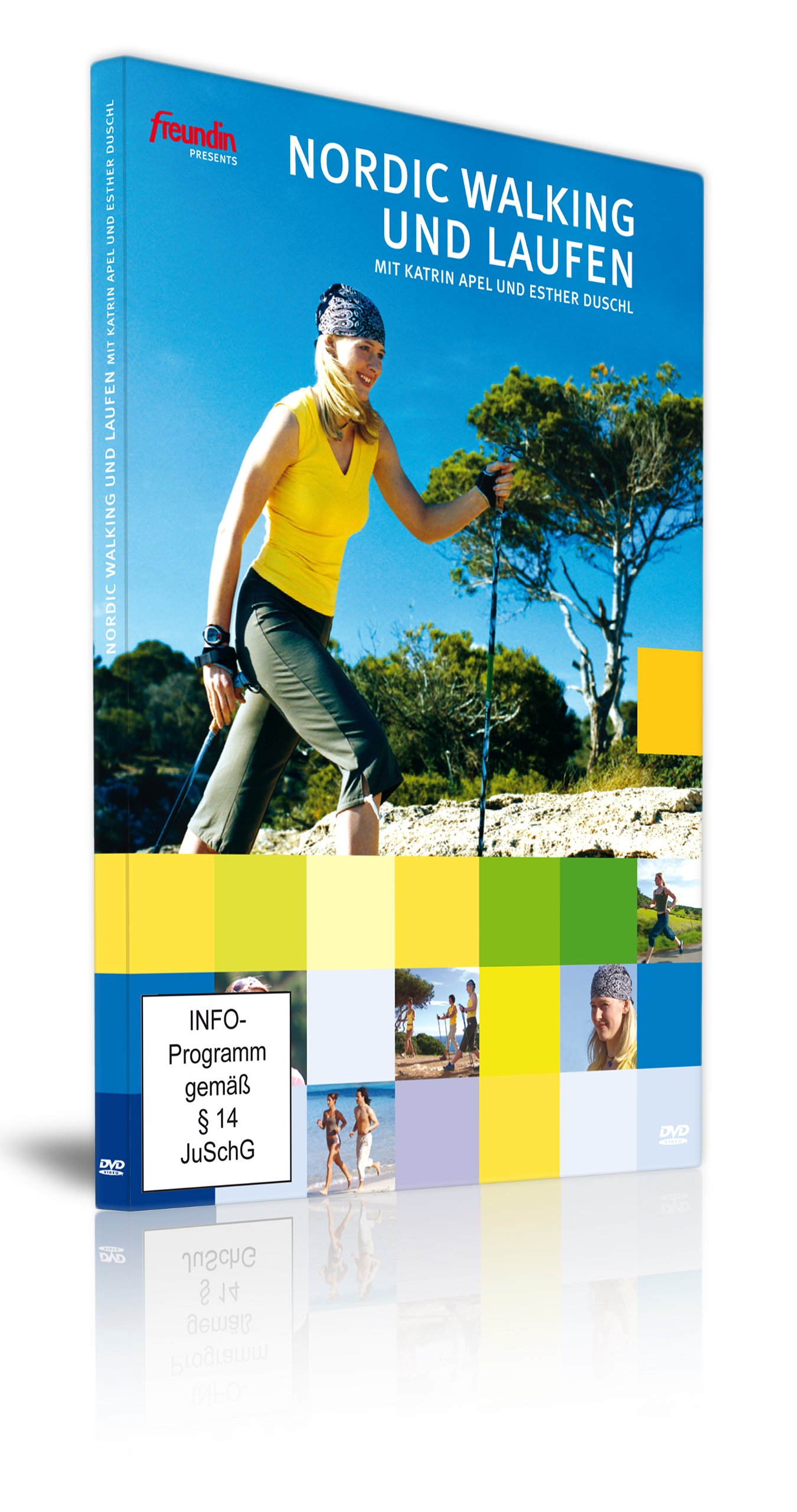 Nordic Walking and Running DVD - Fitness Training Guide for Outdoor Enthusiasts | Perfect for Home Workouts, Cardio Exercise & Weight Loss