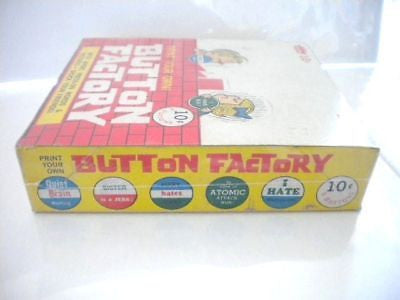 Vintage 1960s Button Factory Full Box - Rare Collectible Buttons for Sewing, Crafts & DIY Projects