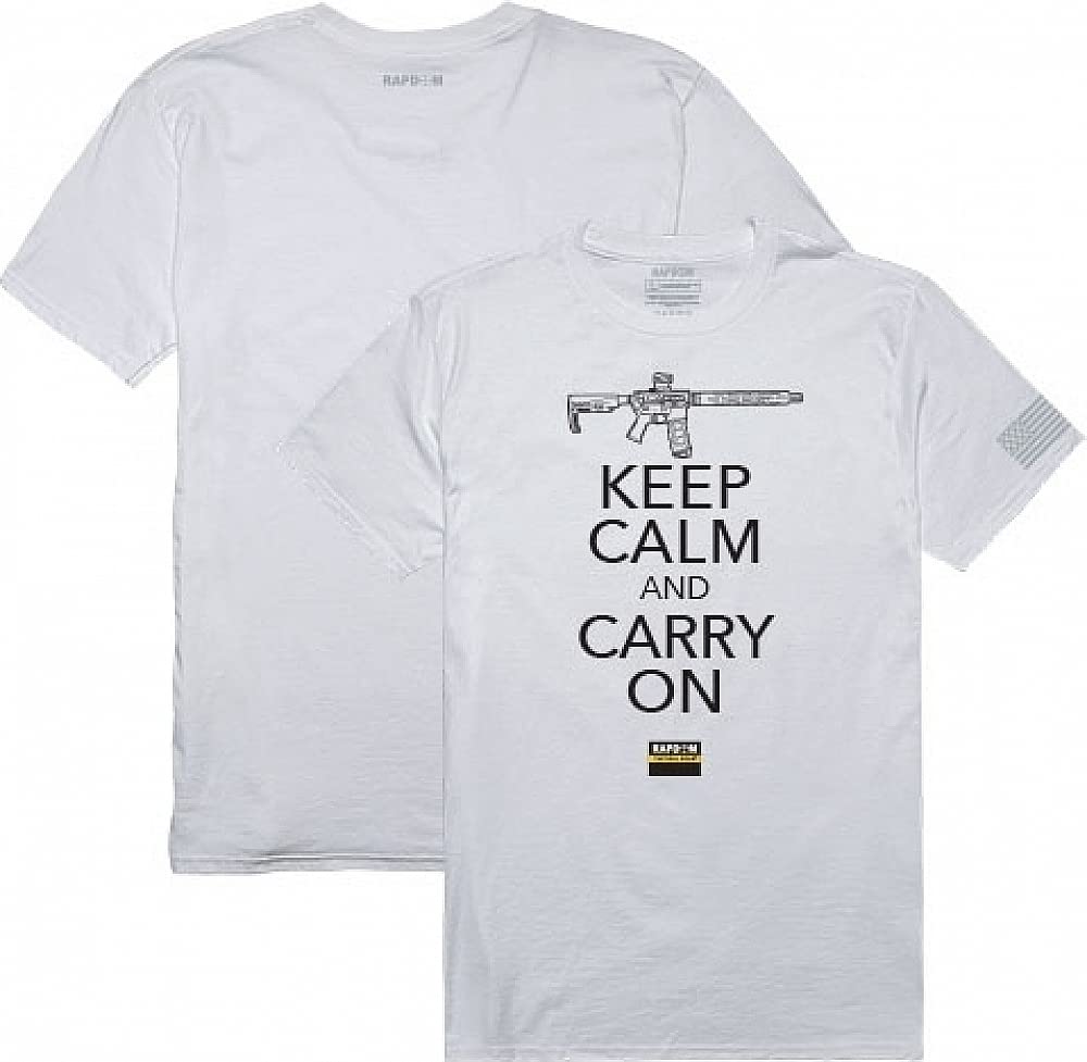 RAPDOM Men's Tactical Graphic T-Shirts - Military Style Casual Tees for Outdoor, Gym & Everyday Wear