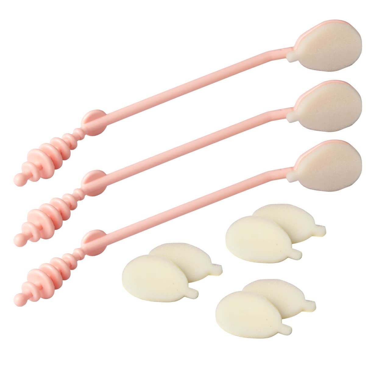 Long Handle Back Lotion Applicator with Replaceable Pads - Easy Self Tanning Oil Application for Hard-to-Reach Areas (3-Pack) - Perfect for Sunless Tanning, Moisturizing, and Full Body Skin Care at Home