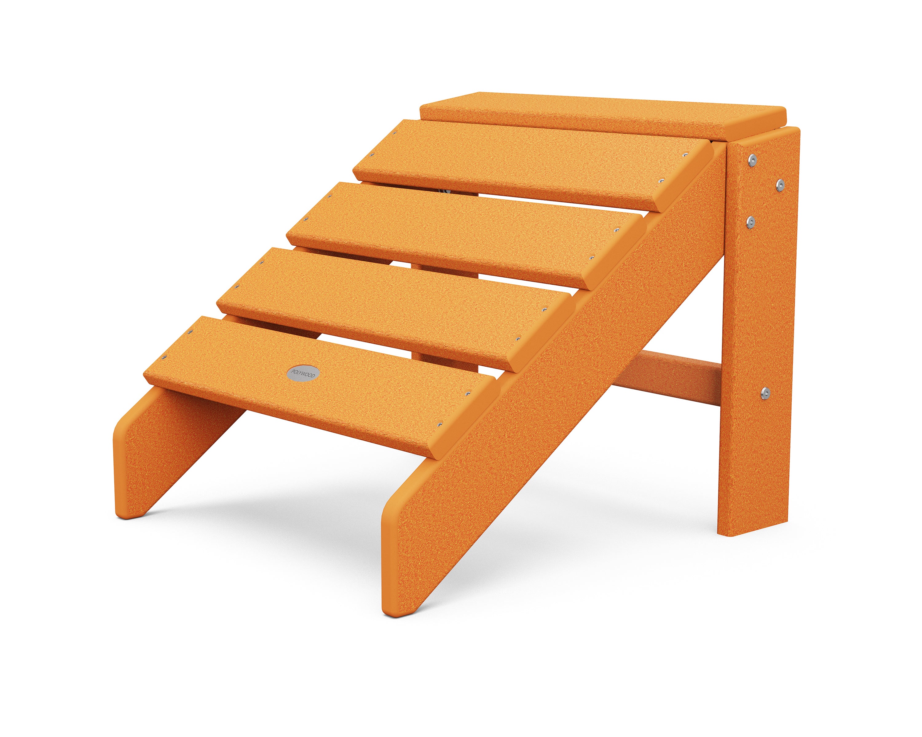 POLYWOOD South Beach Outdoor Ottoman - Weather-Resistant Patio Furniture for Poolside, Deck, or Garden Relaxation