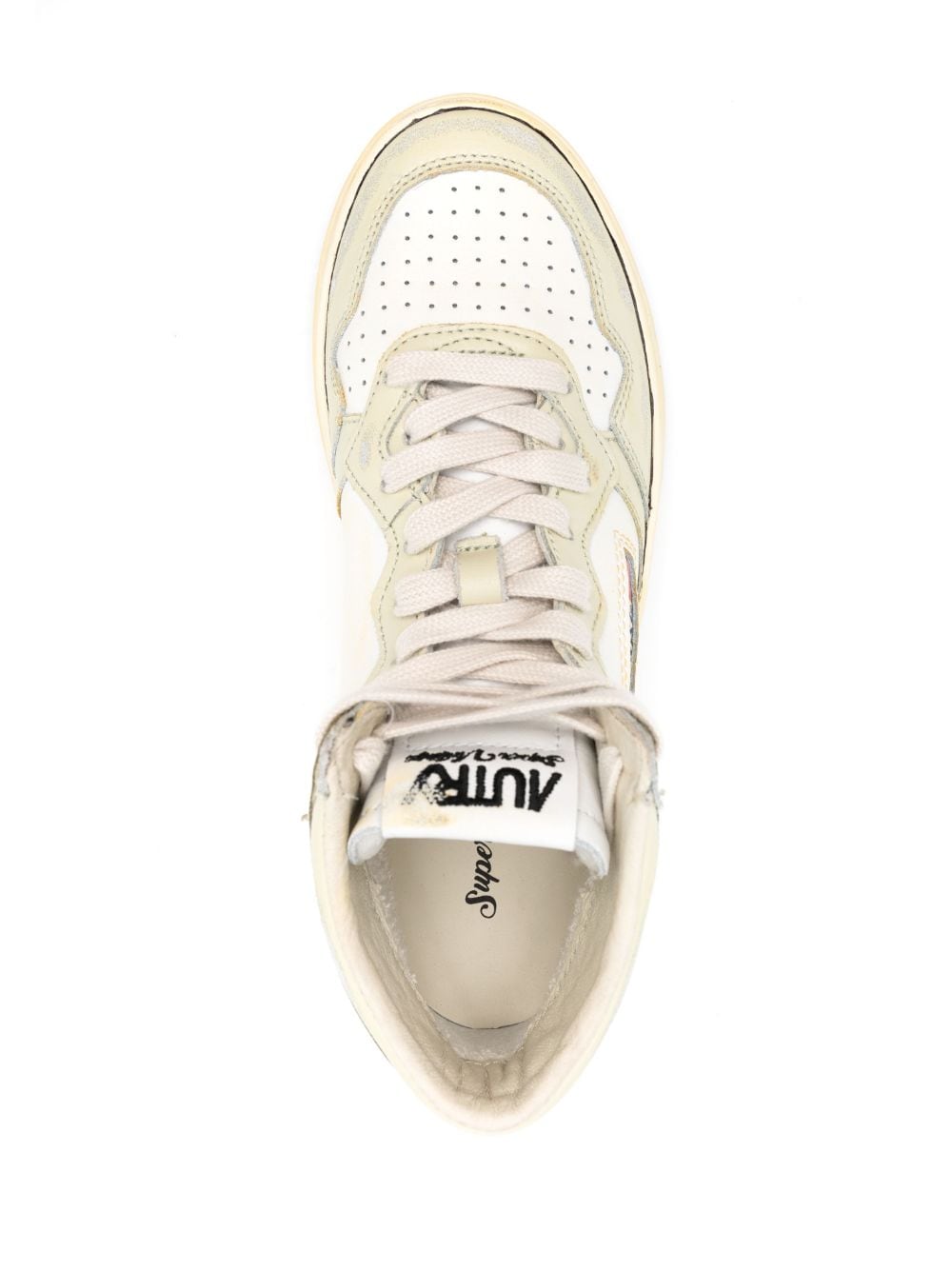 AUTRY Beige Sneakers for Women - Comfortable Casual Walking Shoes for Everyday Wear, Gym, and Outdoor Activities