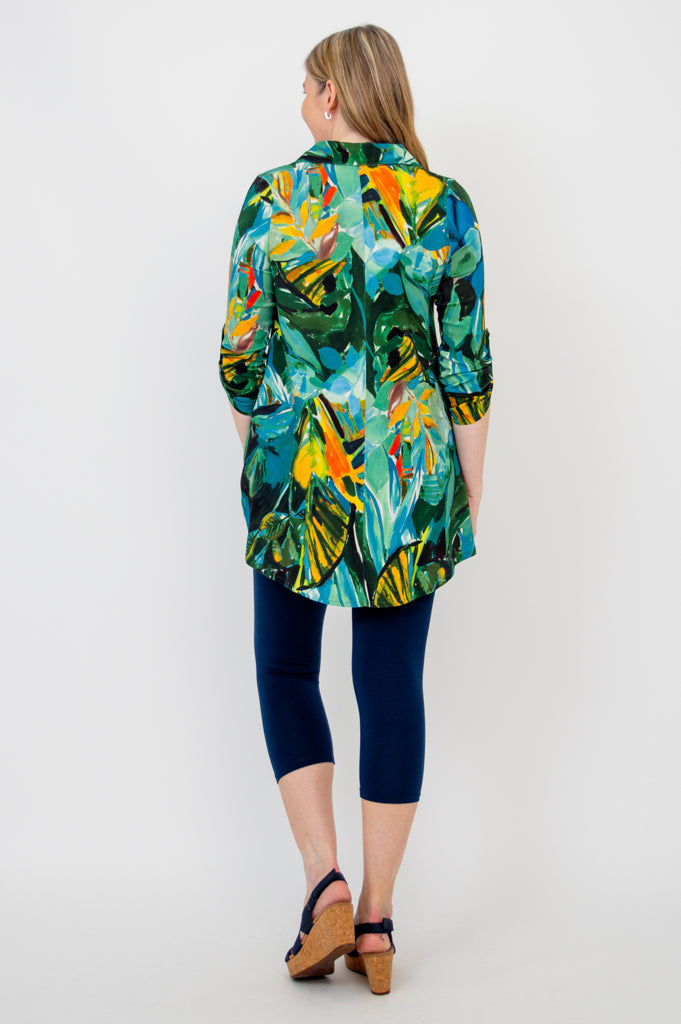 Celine Blouse - Women's Linen Bamboo Shirt | Greenroom Collection | Perfect for Office Wear & Summer Outfits