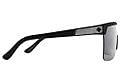 Flynn 5050 Soft Matte Sunglasses - Black, Happy Gray, Green Polarized with Silver Mirror Lenses - Perfect for Outdoor Sports, Driving & Fashion Accessories