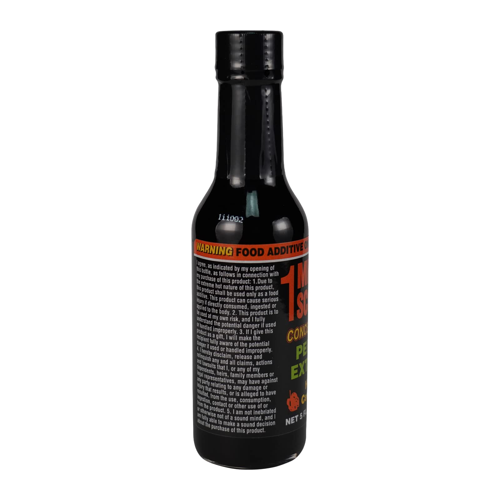 1 Million Scoville Pepper Extract Hot Sauce - 5oz Bottle of Extreme Heat for Cooking, Grilling & Spicy Food Challenges | Perfect for Wings, Tacos & Bloody Marys