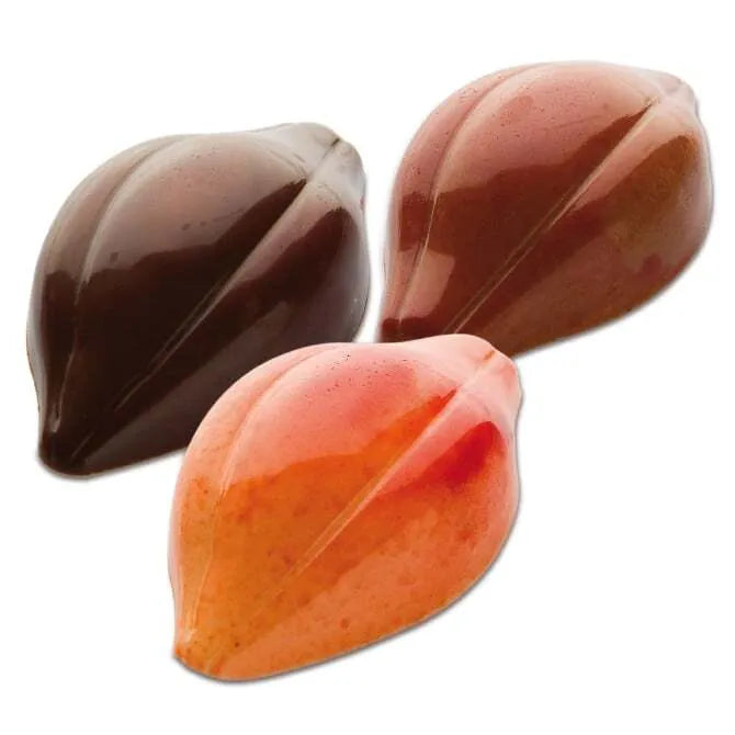 Premium Cocoa Pod Chocolate Mold - 24 Cavity Silicone Baking Mold for Homemade Chocolates, Candy & Desserts | Perfect for Valentine's Day, Christmas Gifts & Party Treats