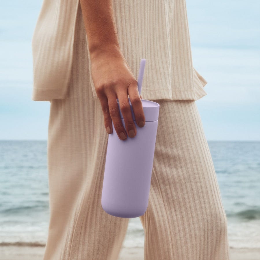 Premium Fellow Cold Tumbler - 20oz Vacuum Insulated Stainless Steel Water Bottle with Lid (Multiple Colors) - Perfect for Coffee, Tea & Cold Drinks at Home, Office or Gym