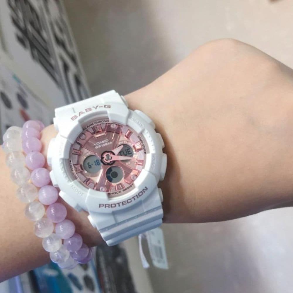 CASIO BABY-G BA-130-7A1DR Women's Digital Sport Watch - Shock Resistant, Water Resistant, LED Light - Perfect for Running, Swimming & Outdoor Activities