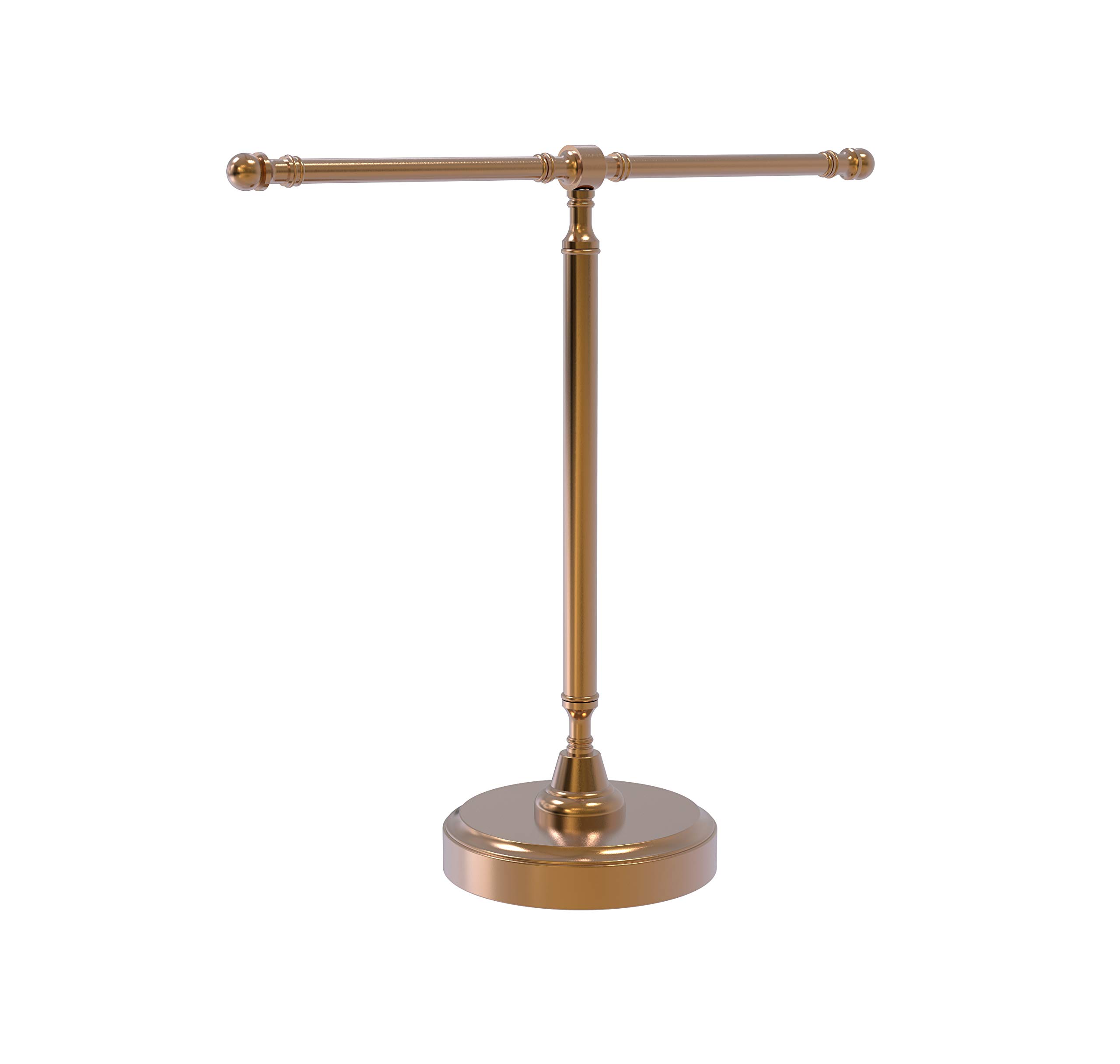 Allied Brass RWM-2-BBR Brushed Bronze 2-Arm Bathroom Towel Holder - Perfect for Guest Bathrooms, Powder Rooms & Vanity Areas